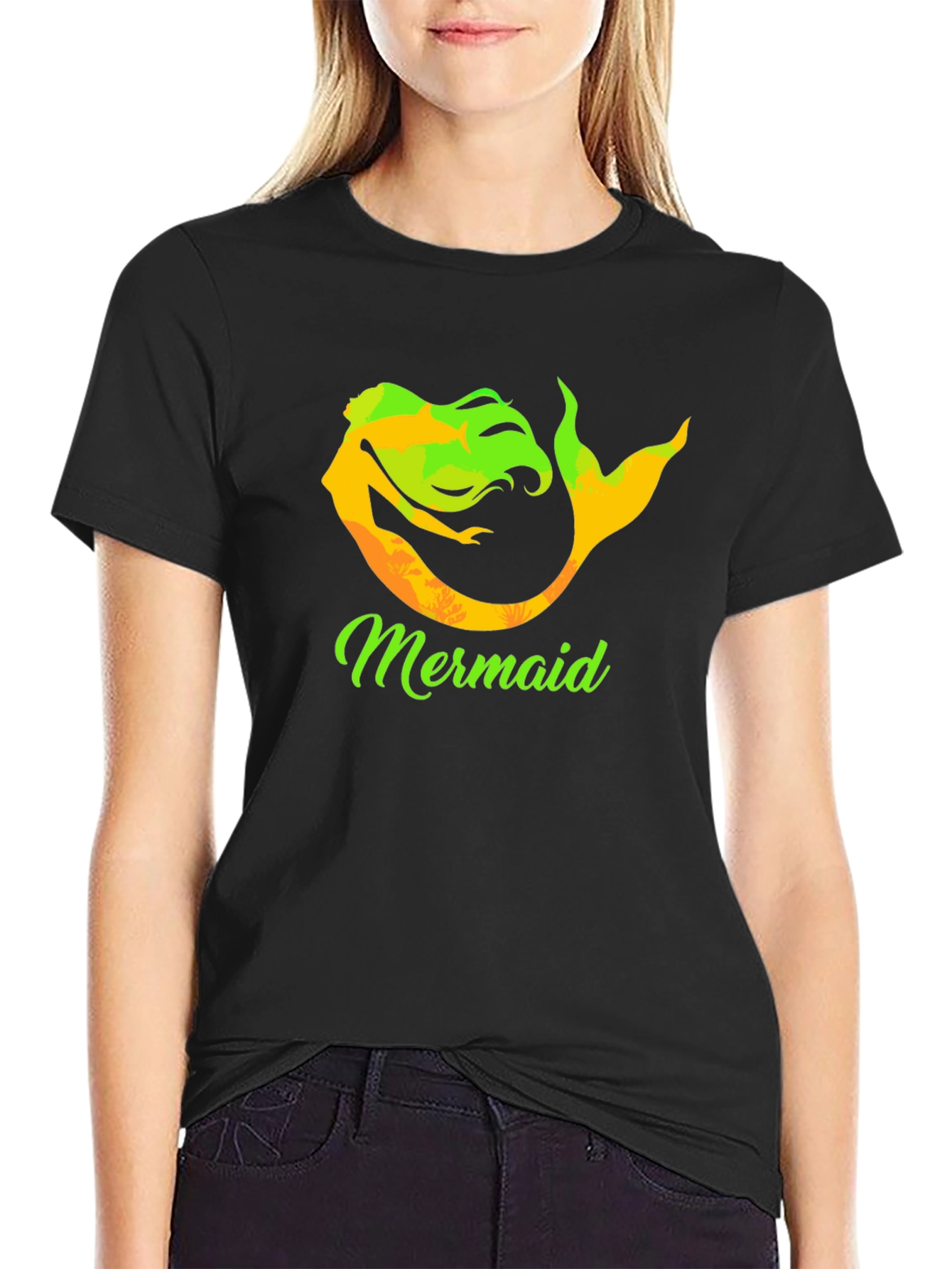 Mermaid Graphic Tee - Unique Design Soft Cotton