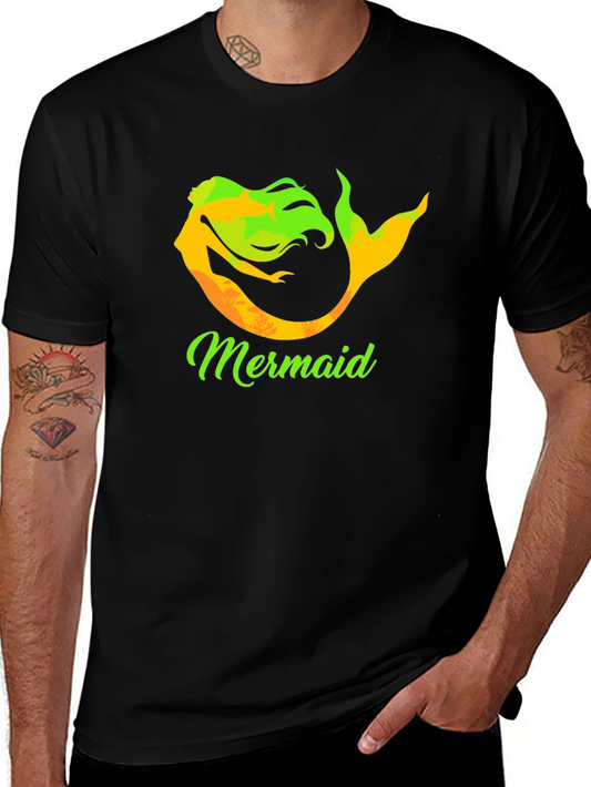 Mermaid Graphic Tee - Unique Design Soft Cotton