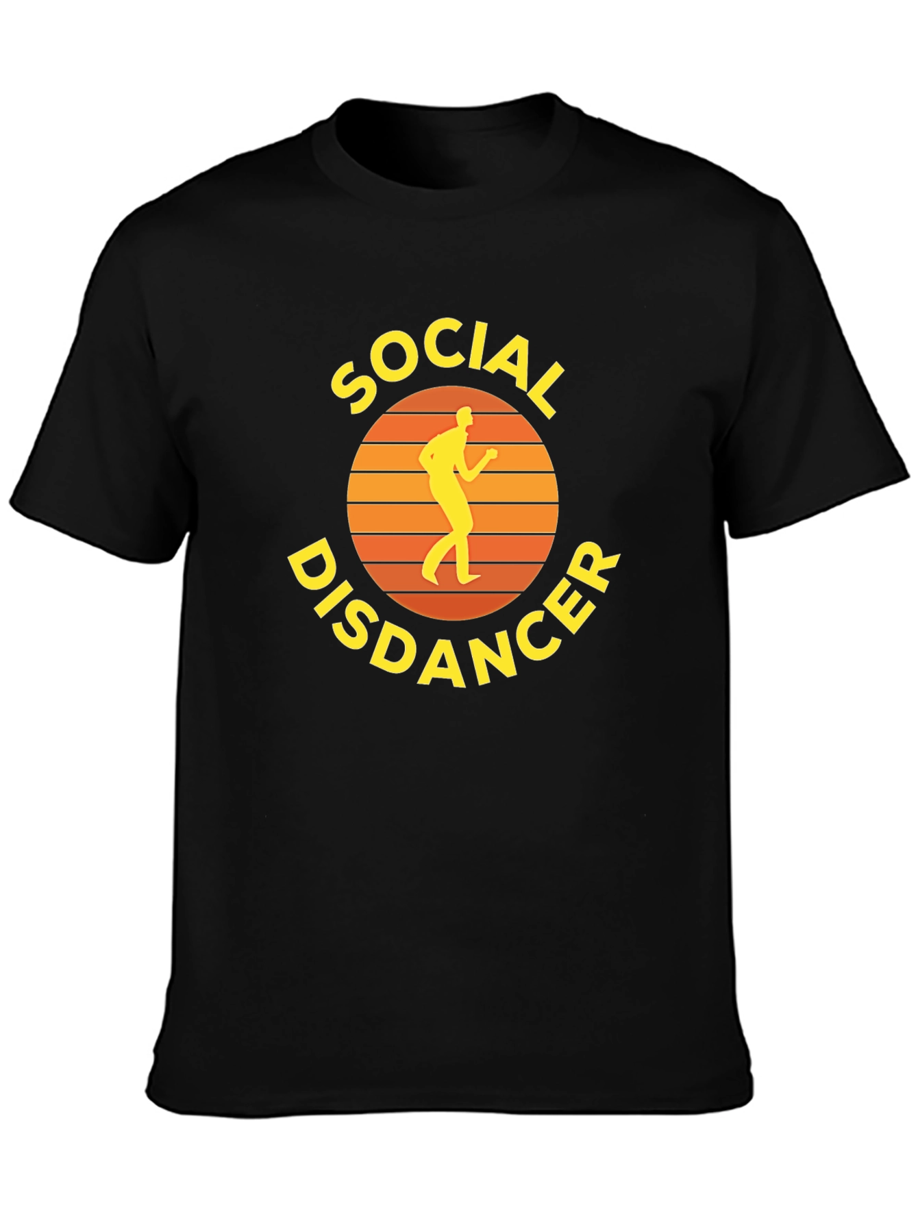 Social Disdancer Graphic Tee - Black Unisex T-Shirt