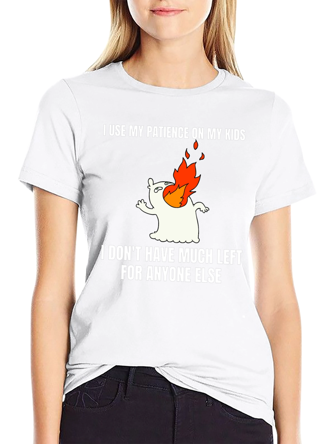 Funny Mom/Dad T-Shirt - My Patience on My Kids