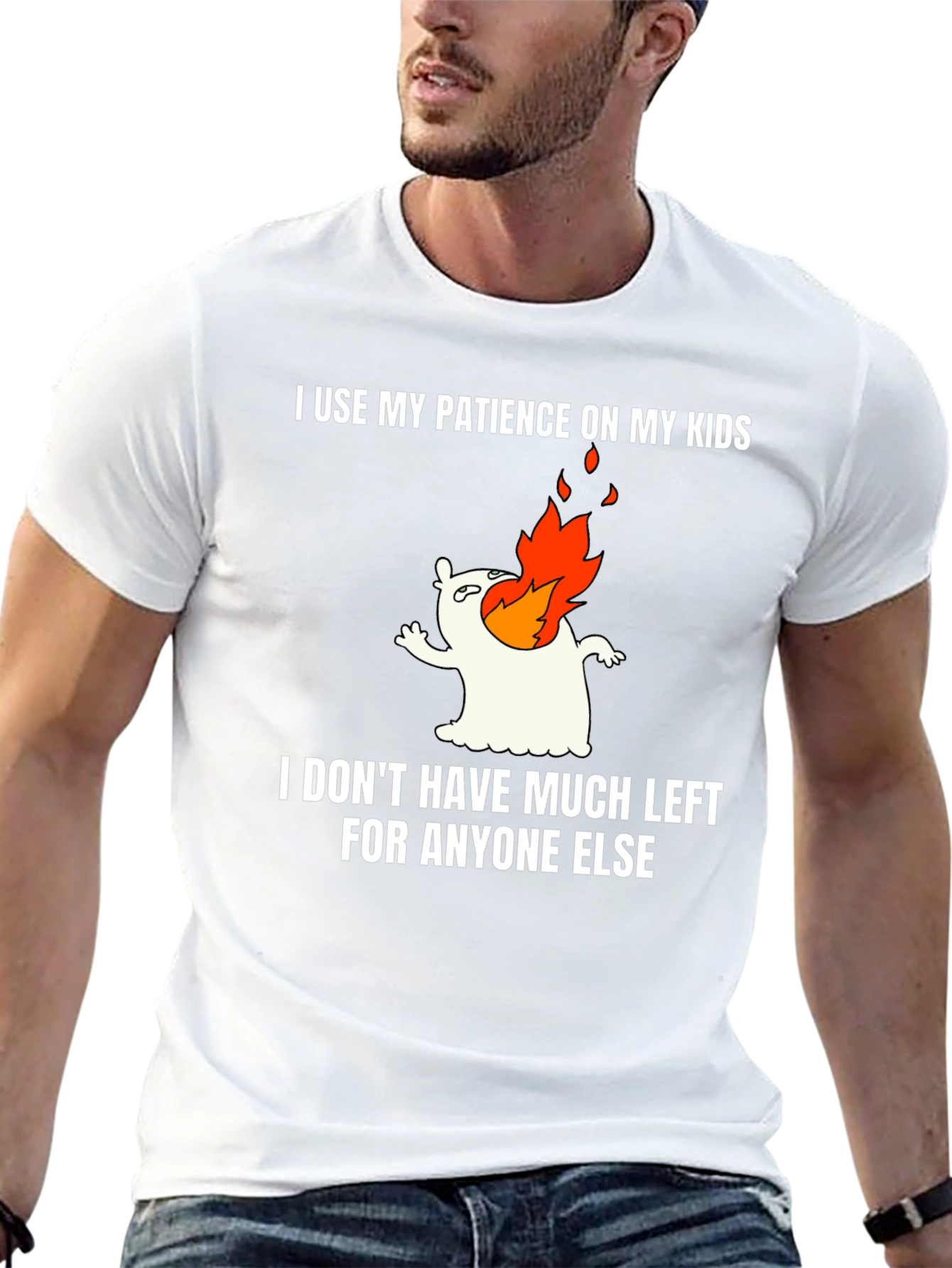 Funny Mom/Dad T-Shirt - My Patience on My Kids