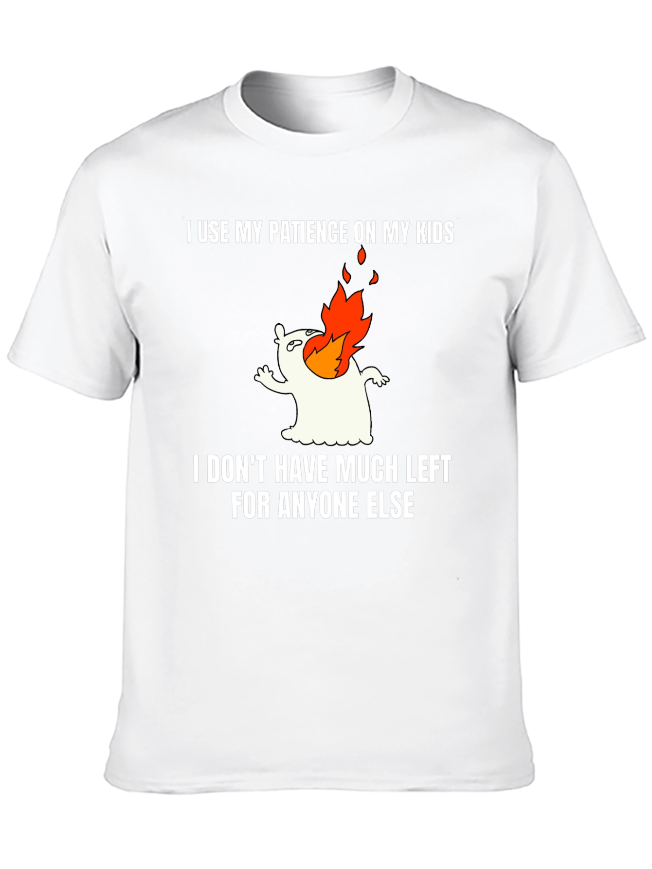 Funny Mom/Dad T-Shirt - My Patience on My Kids
