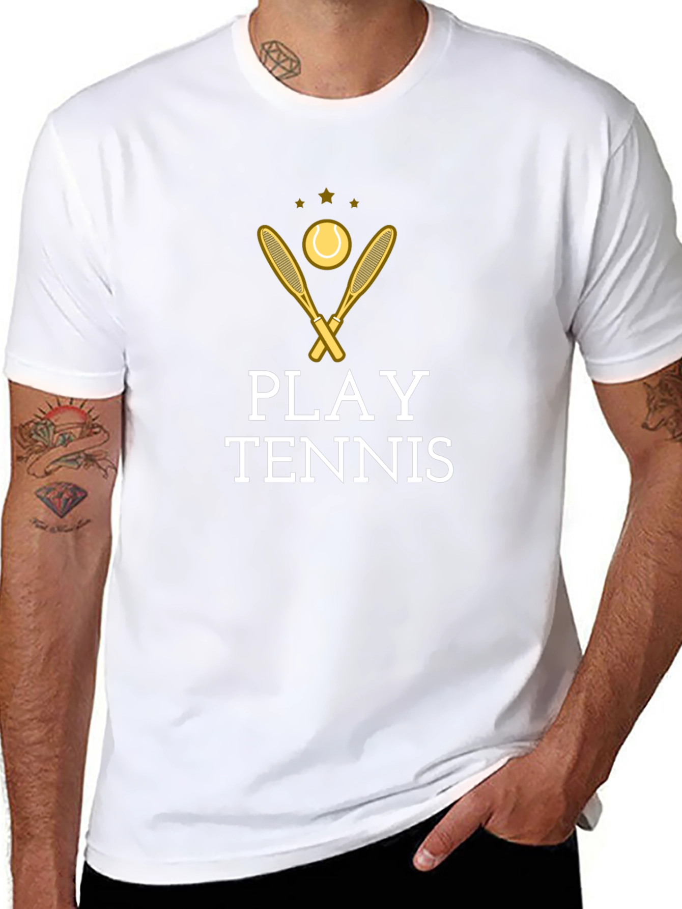 Play Tennis T-Shirt - Fun Sporty Tee