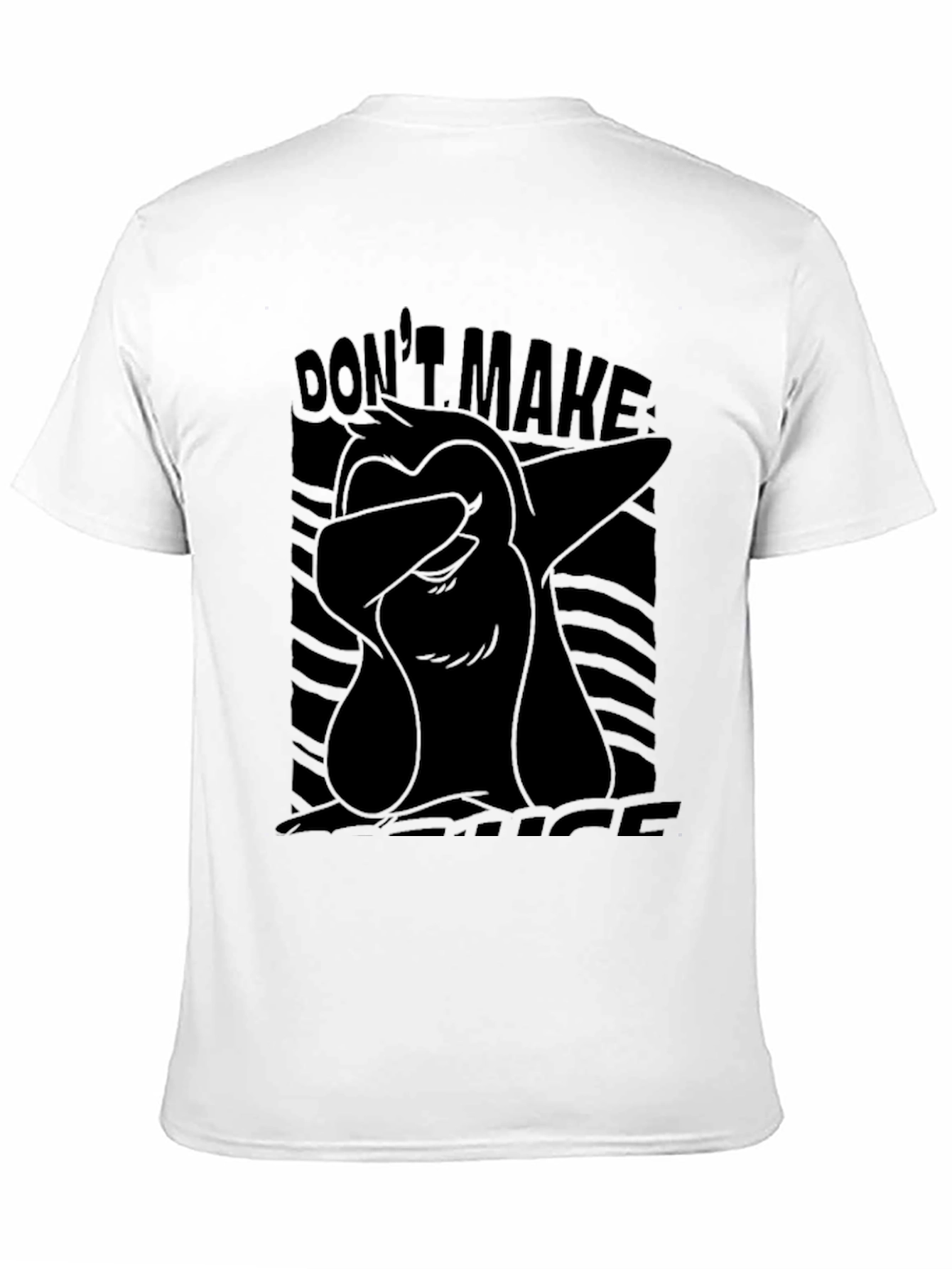 Dont Make Me Act Like My Dad Black T-Shirt