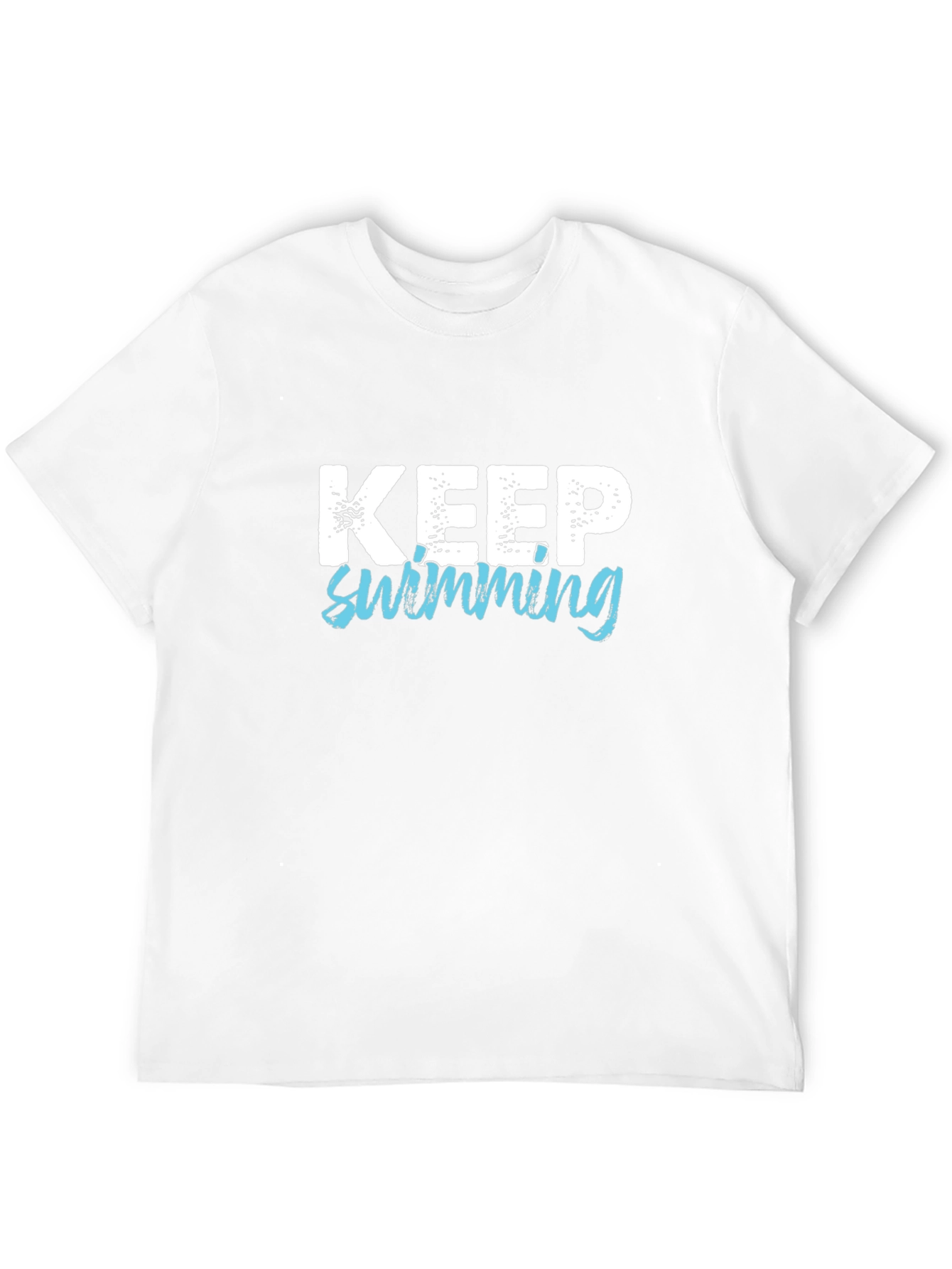 Keep Swimming Graphic Tee - Black T-Shirt