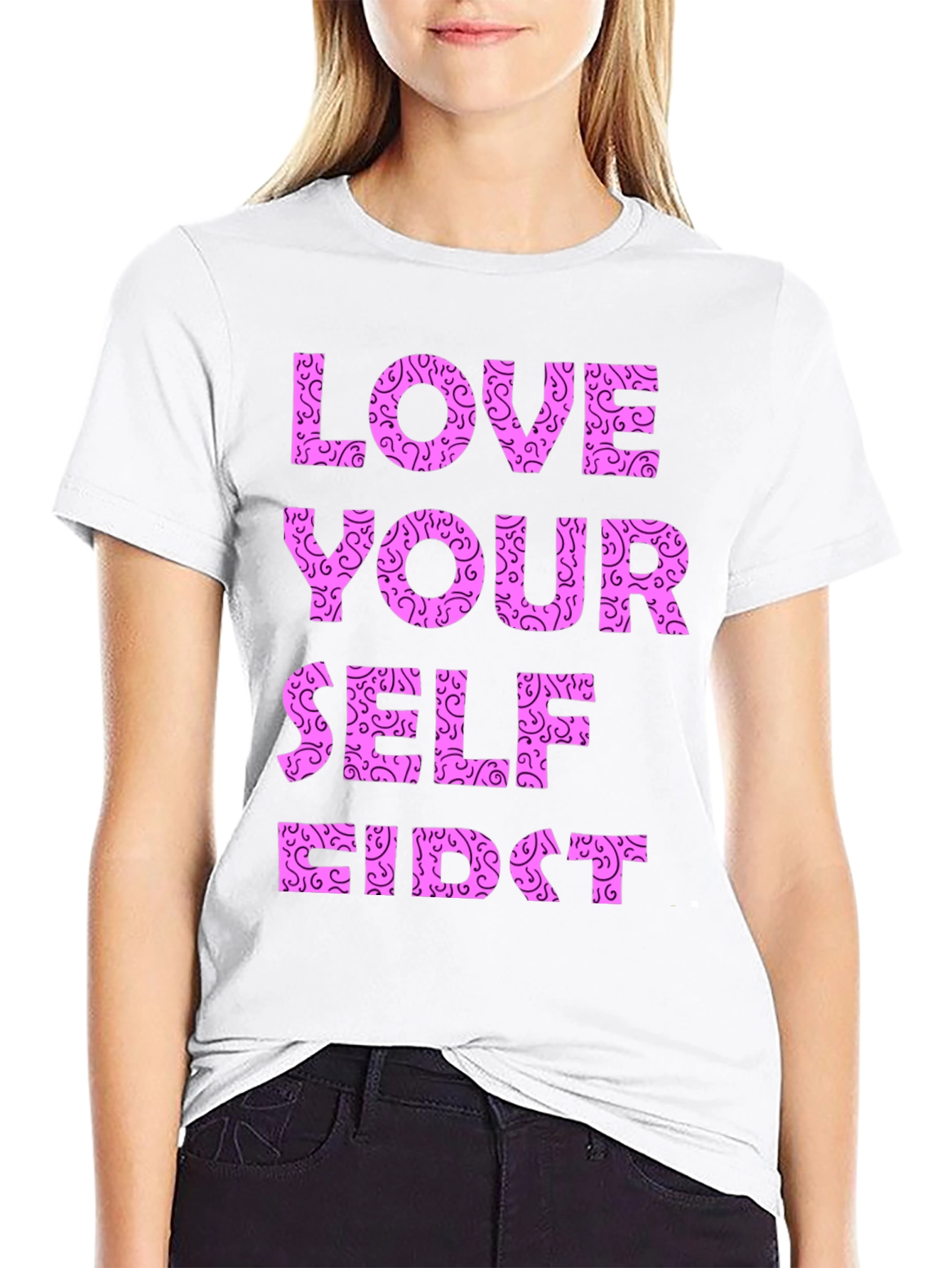 Love Yourself First Graphic T-Shirt