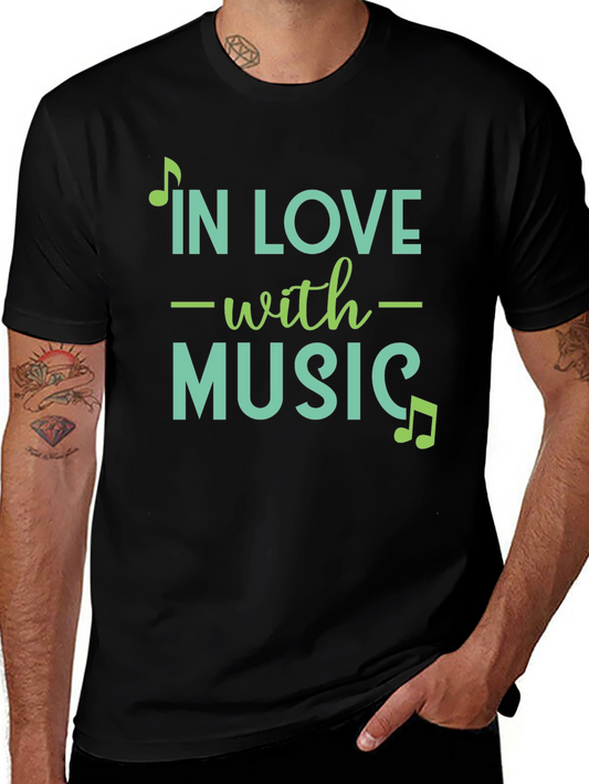 In Love With Music Graphic Tee