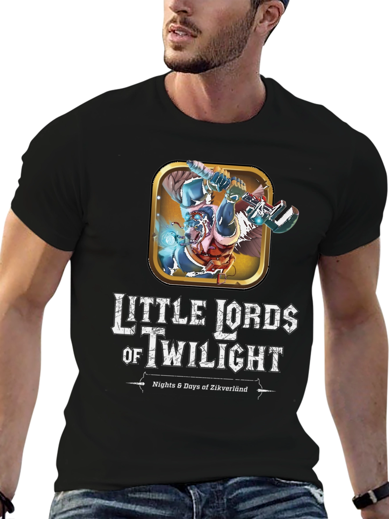 Little Lords of Twilight Black Graphic Tee
