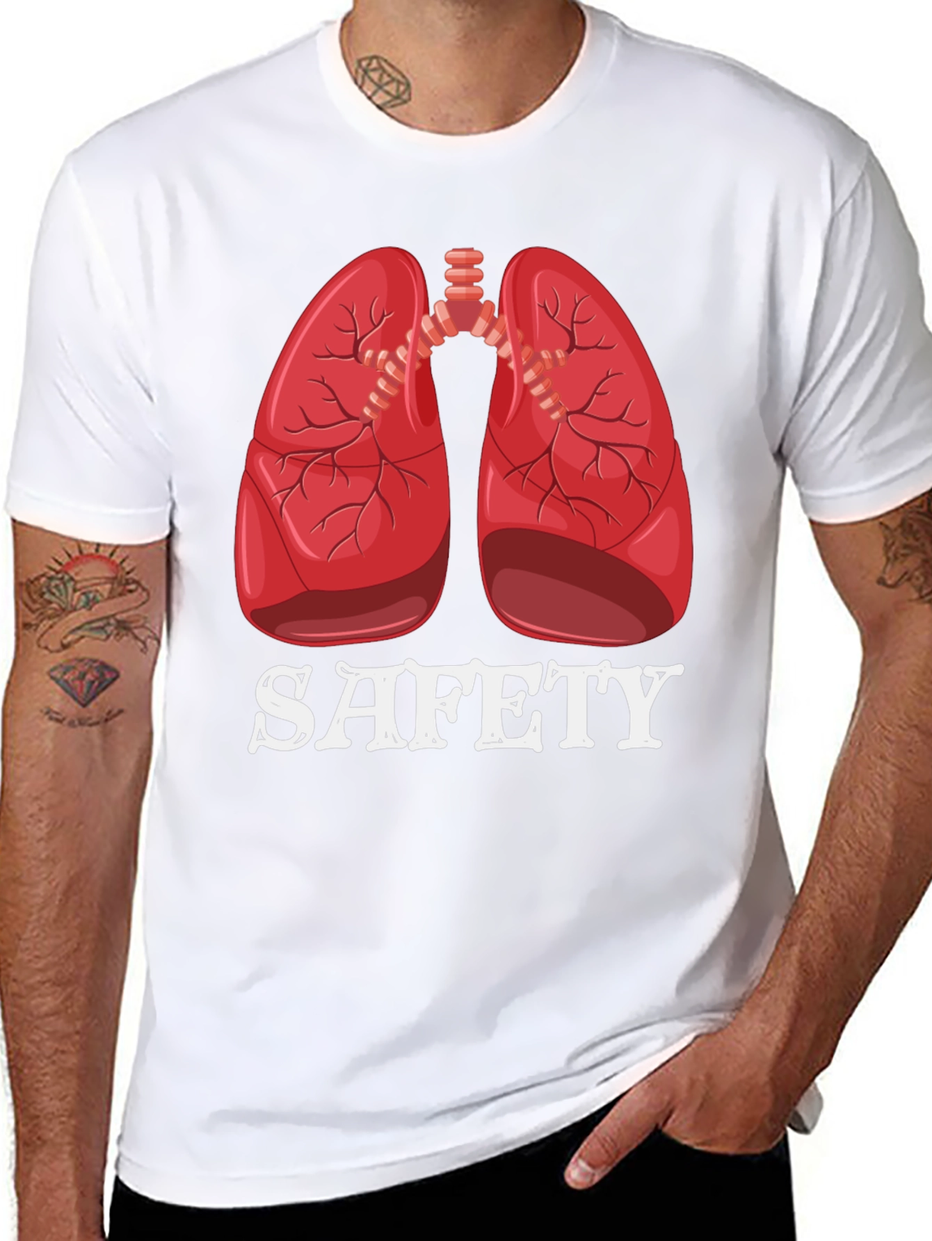Lung Safety Graphic T-Shirt