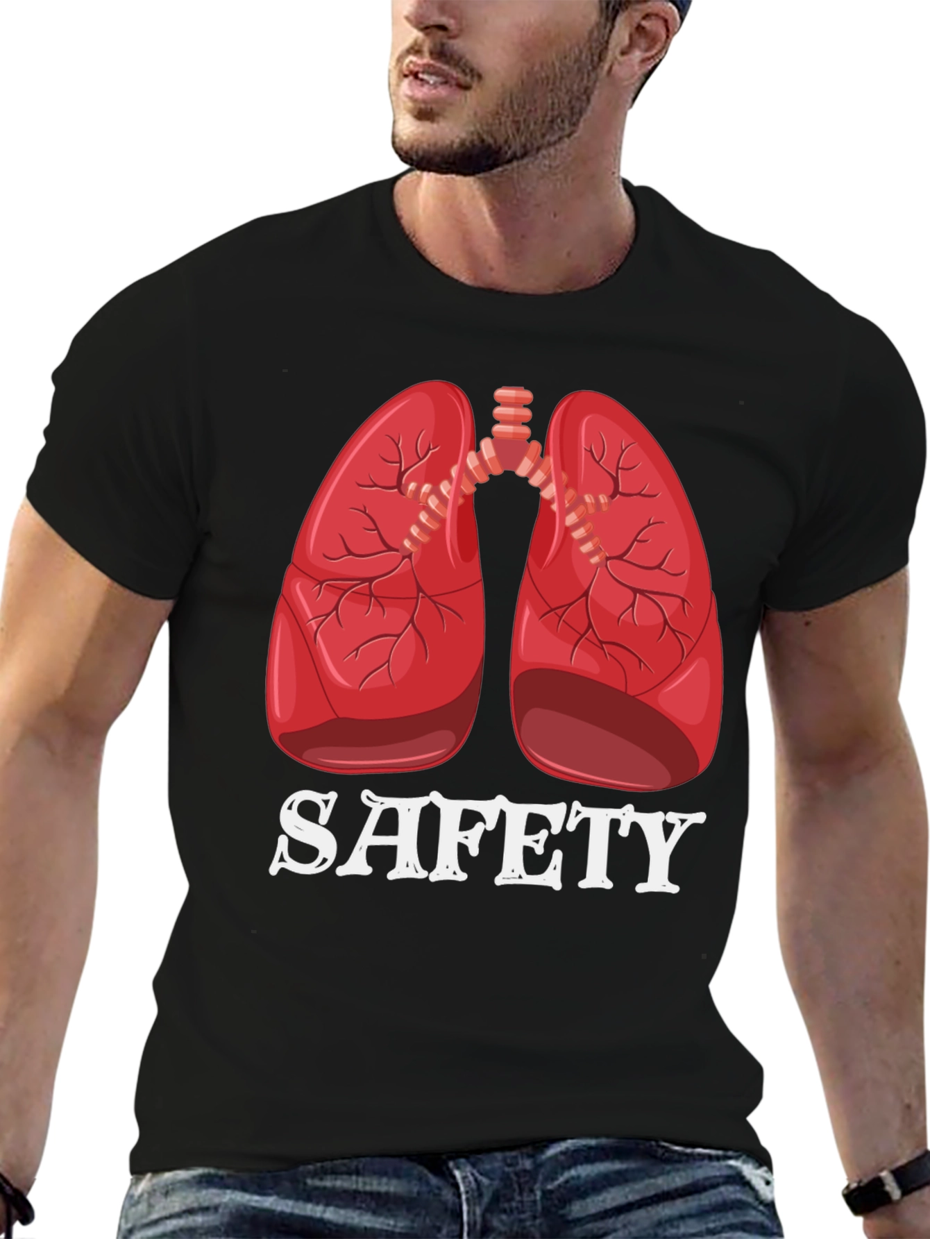 Lung Safety Graphic T-Shirt