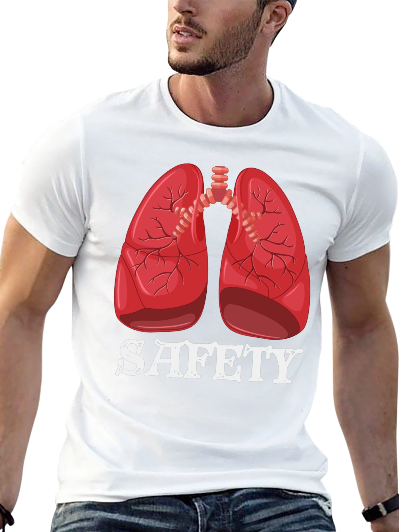 Lung Safety Graphic T-Shirt