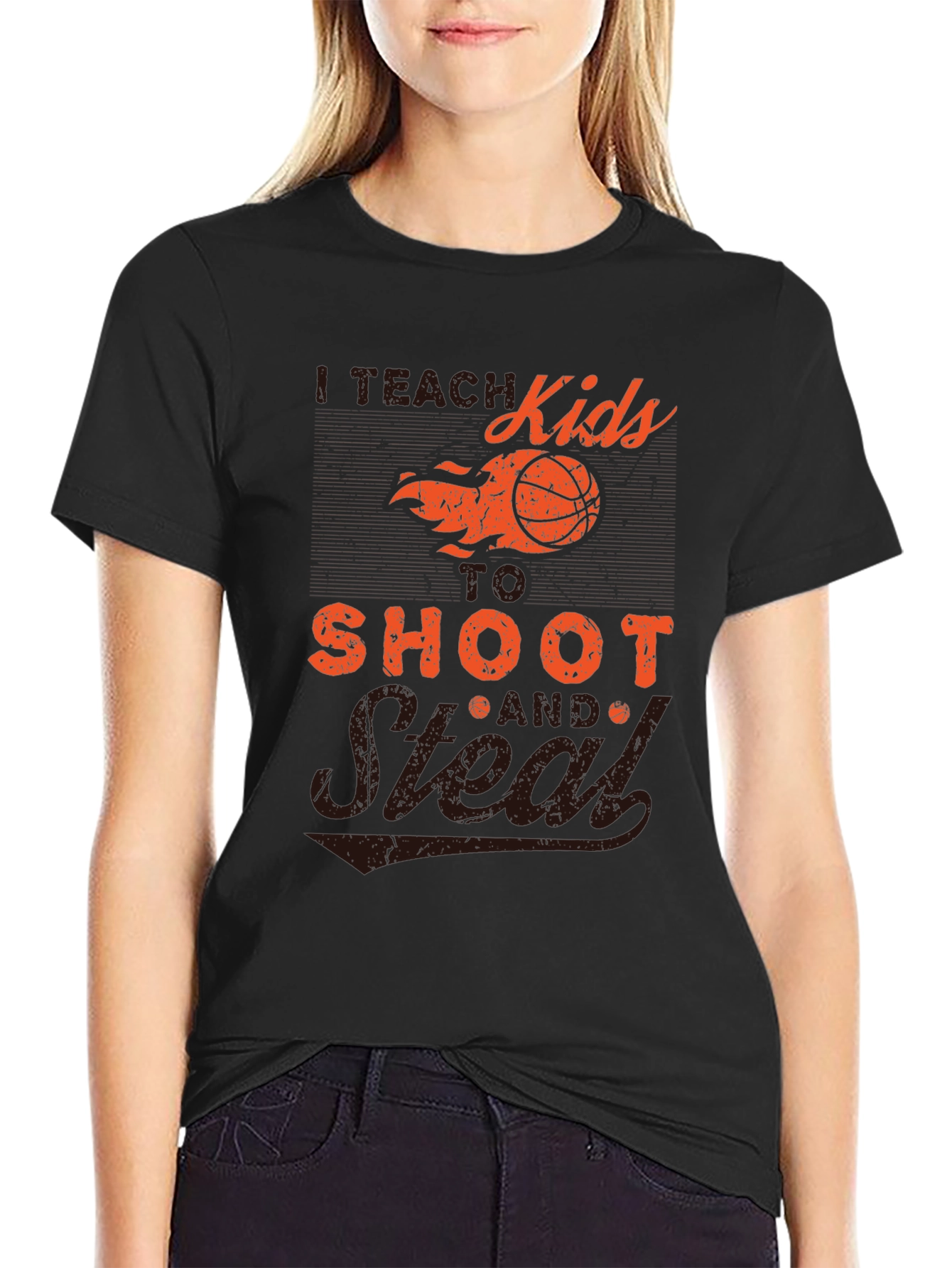 I Teach Kids to Shoot & Steal T-Shirt