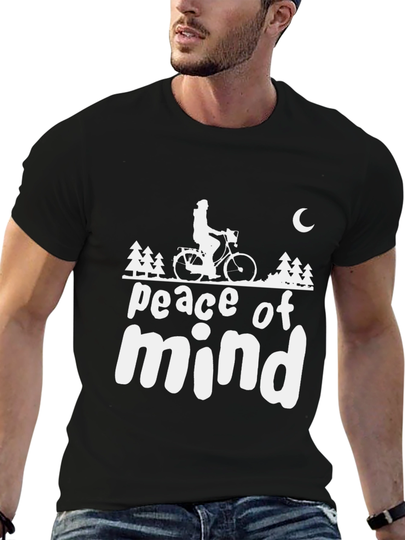 Peace of Mind Biker T-Shirt - Nature Ride Tee
