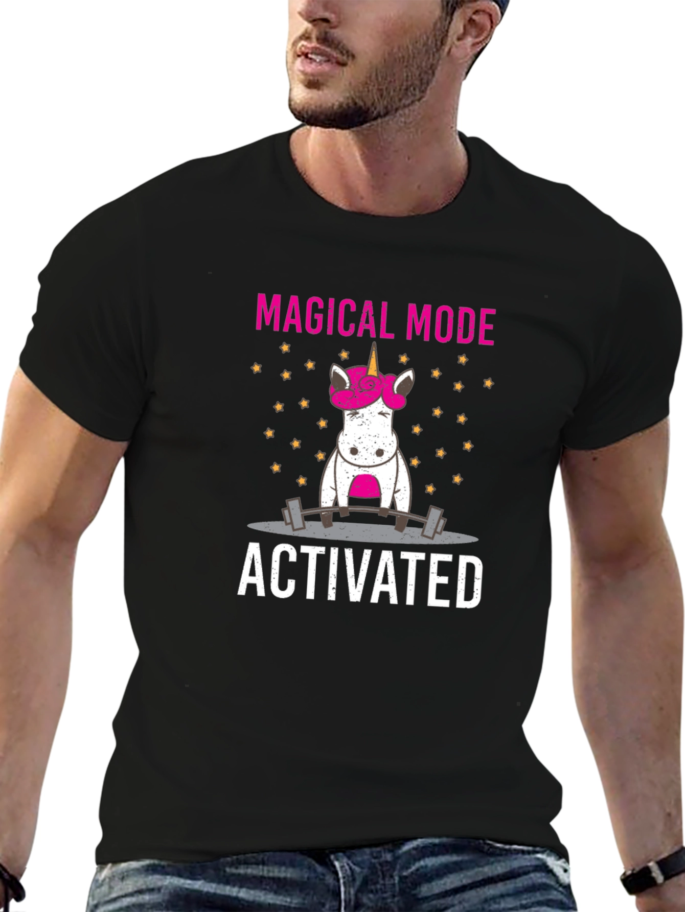 Magical Mode Activated Unicorn Gym T-Shirt