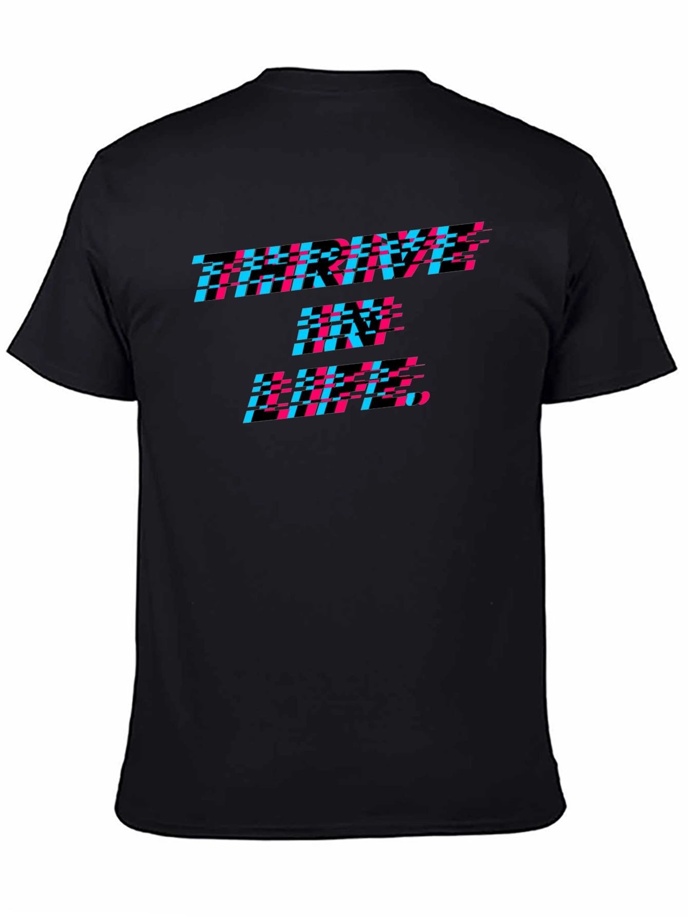 Karma In Pixels Black Tee