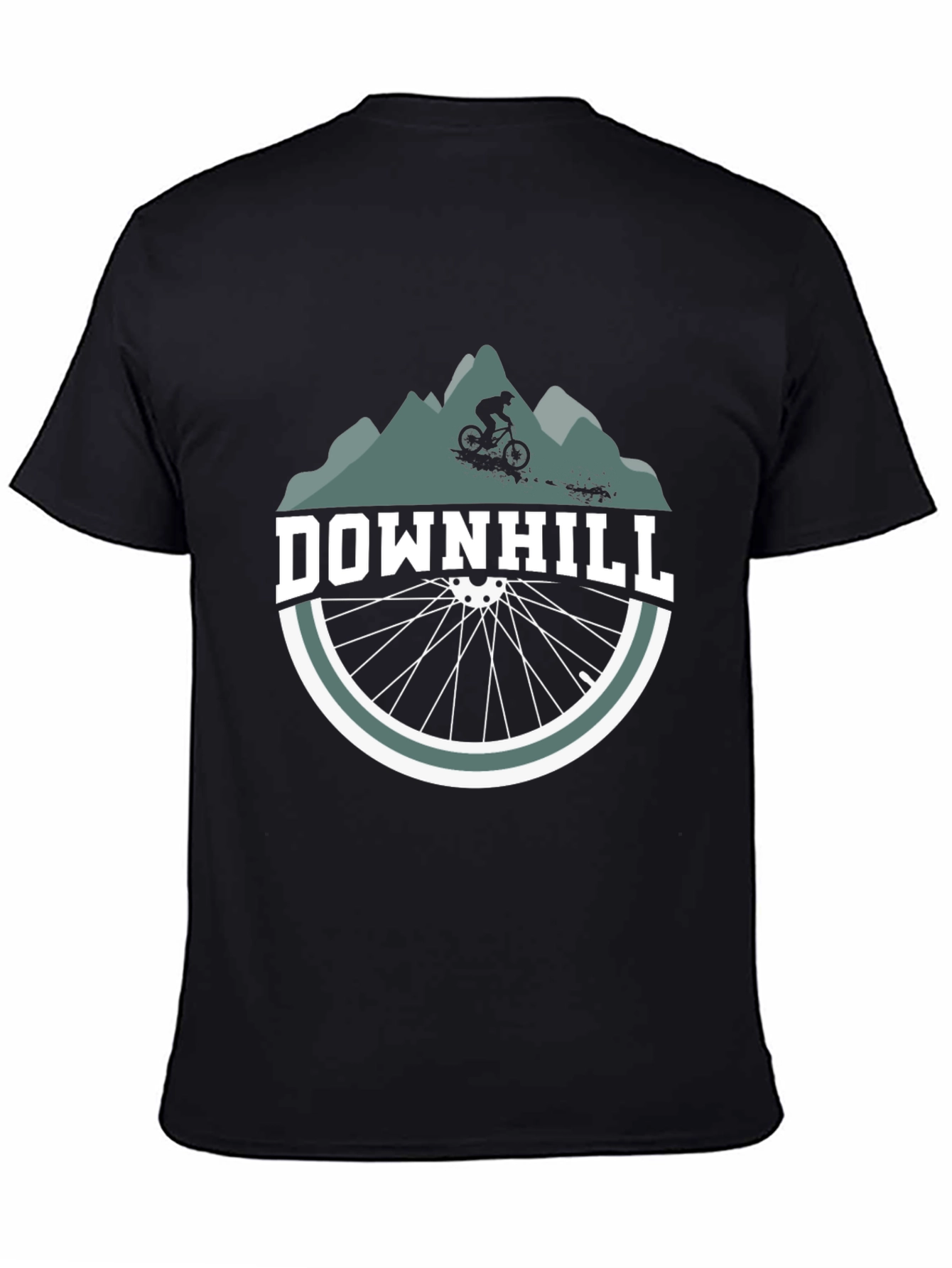 Downhill Mountain Bike Graphic Tee - Ride the Trails