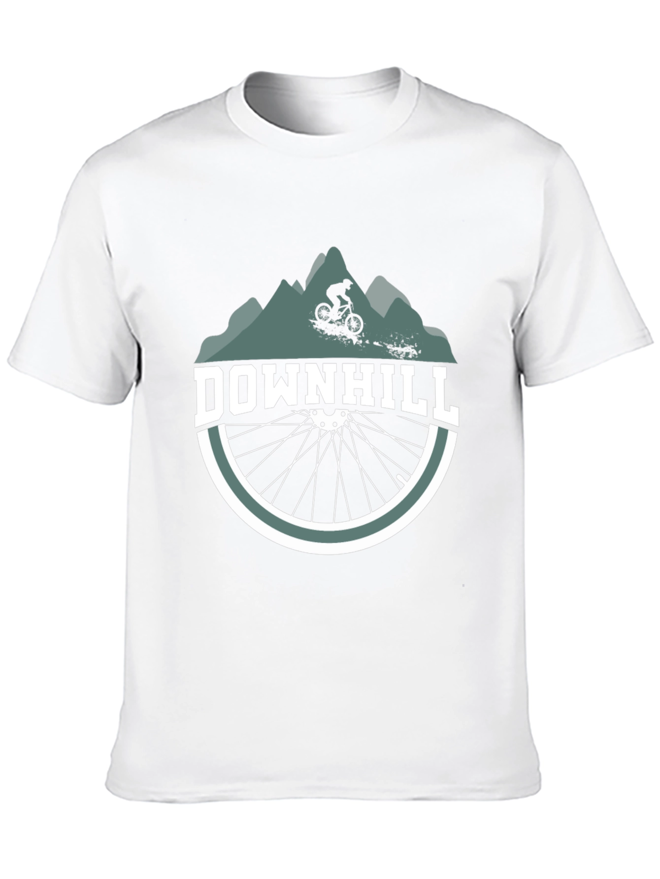 Downhill Mountain Bike Graphic Tee - Ride the Trails