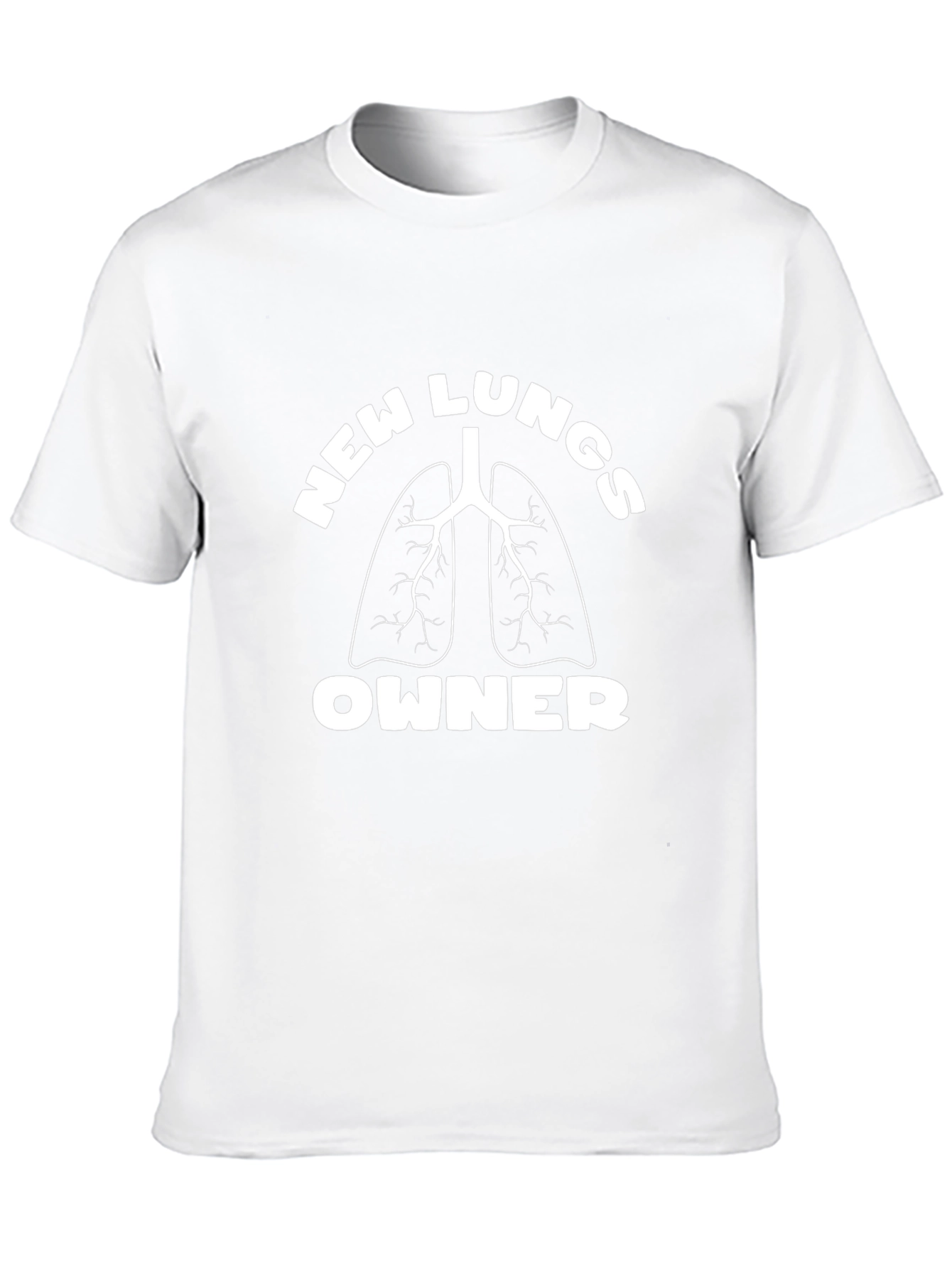New Lungs Owner Black T-Shirt Organ Recipient