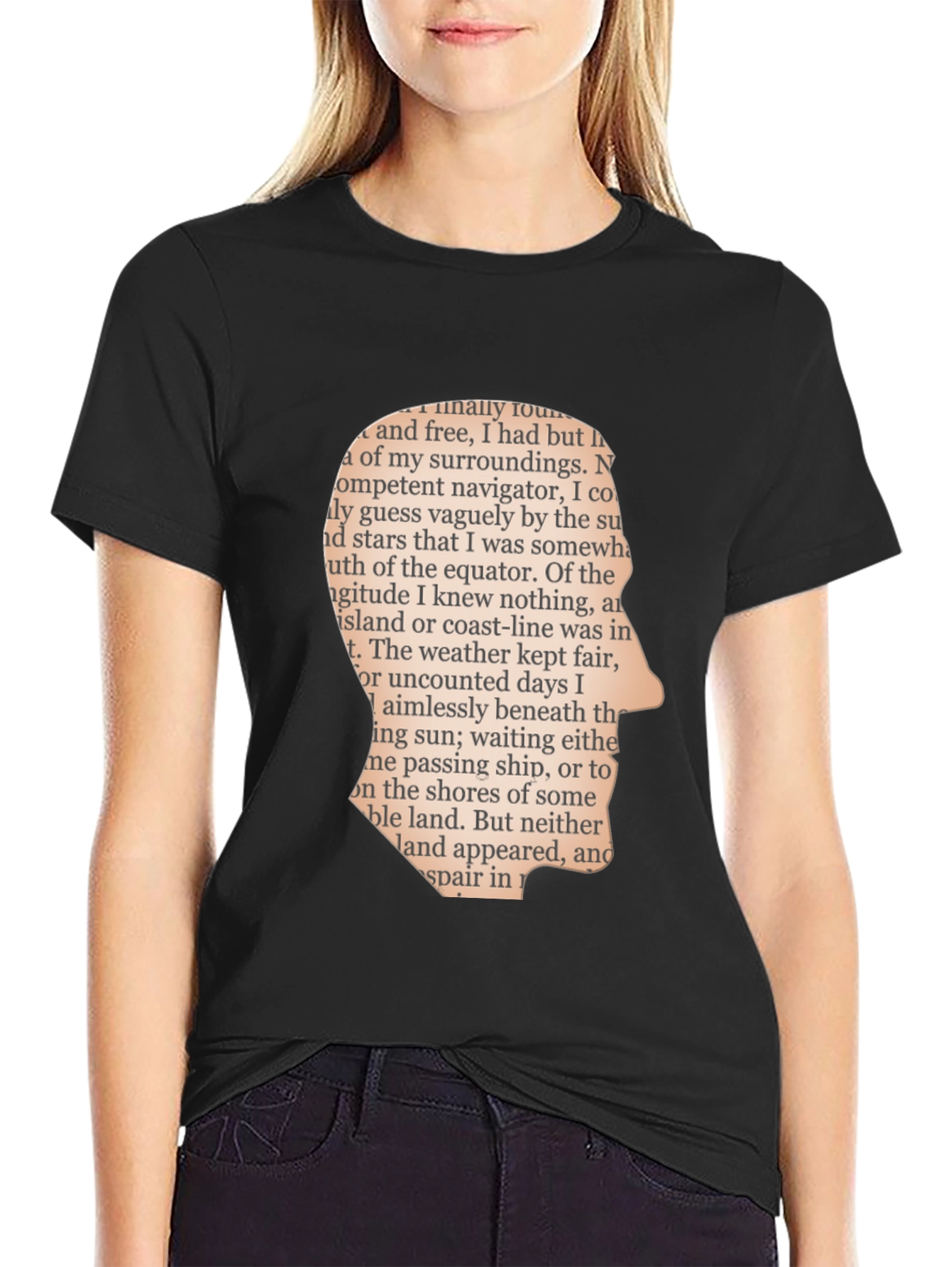 Literary Silhouette T-Shirt