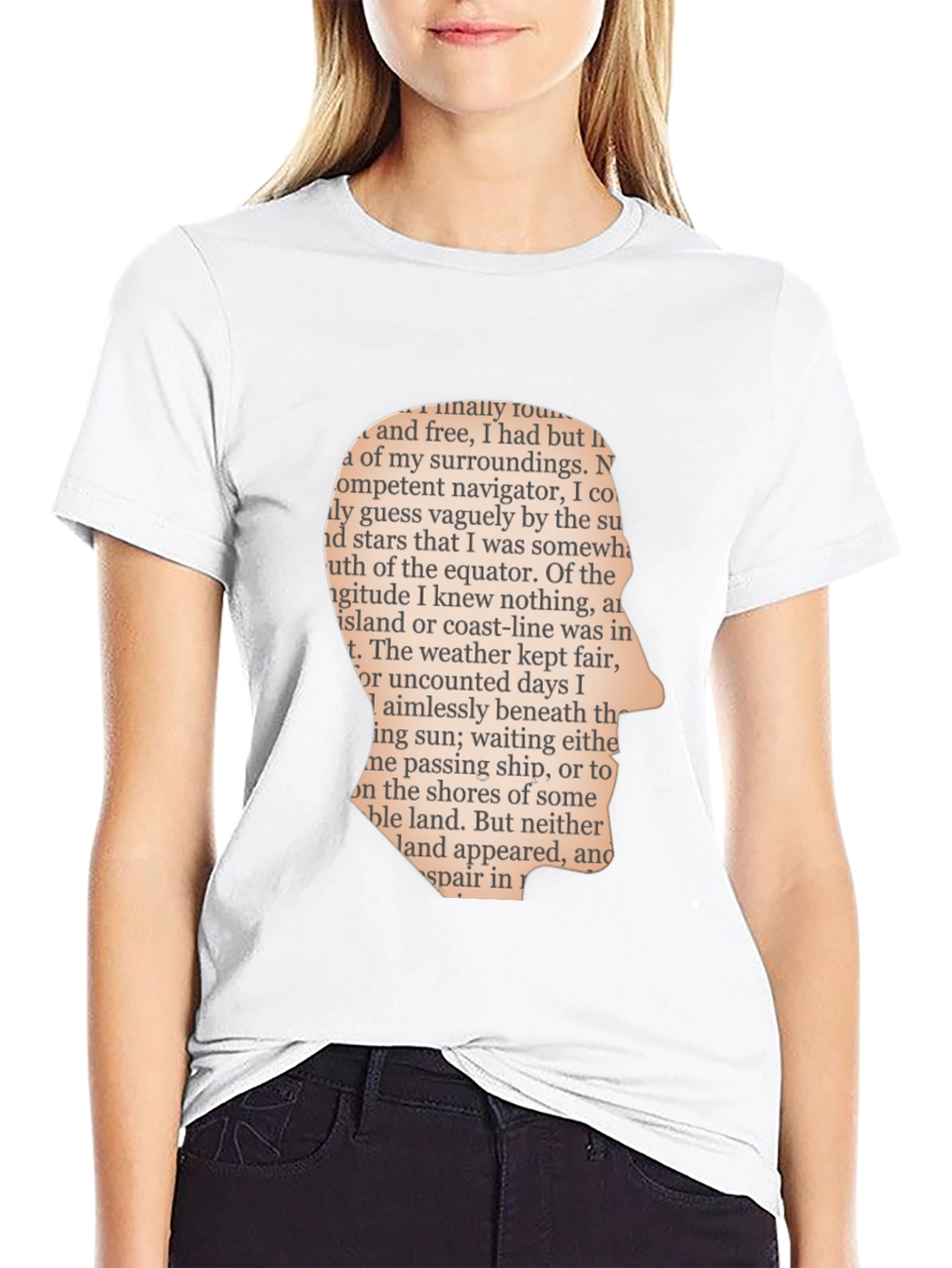 Literary Silhouette T-Shirt