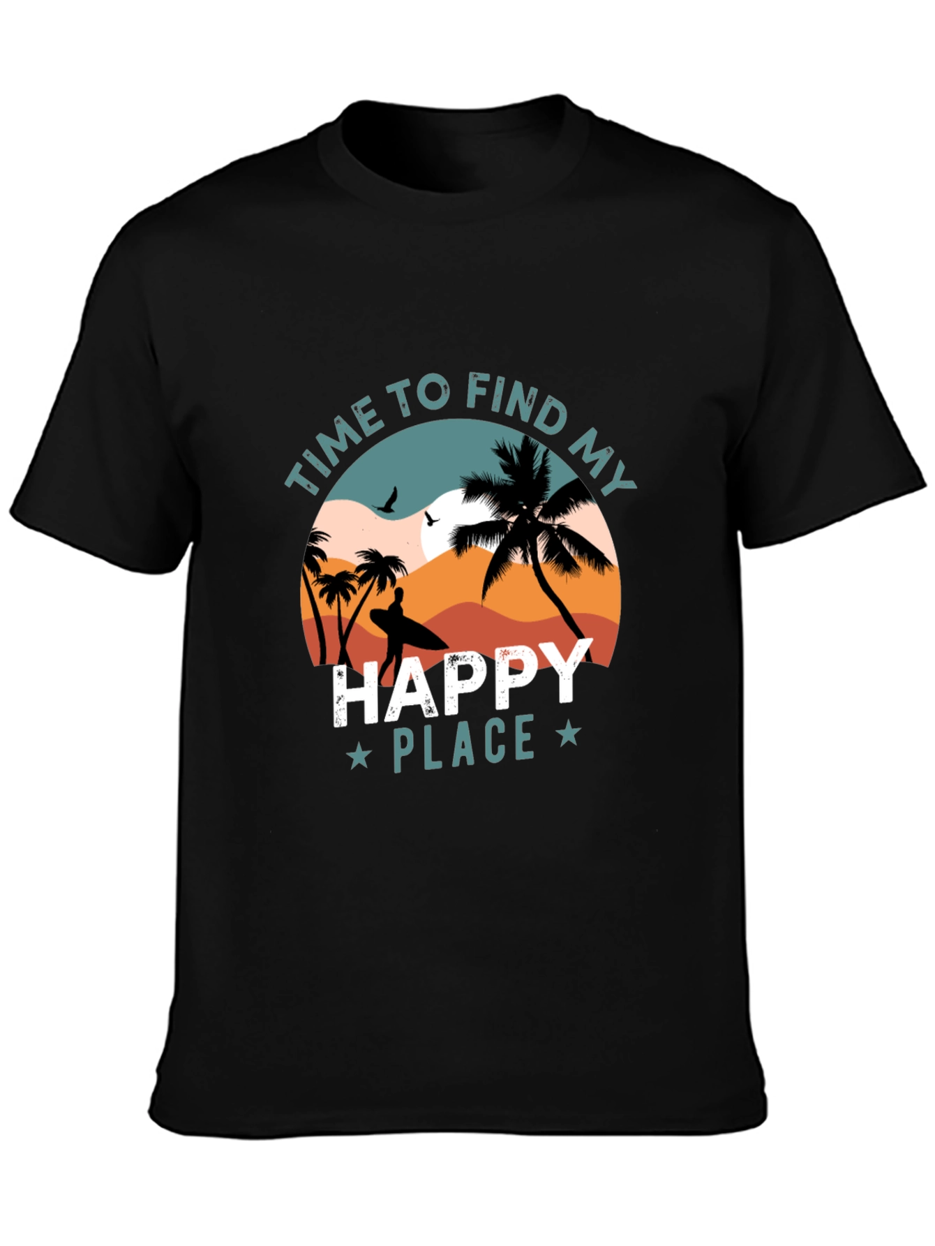 Time To Find My Happy Place Graphic Tee