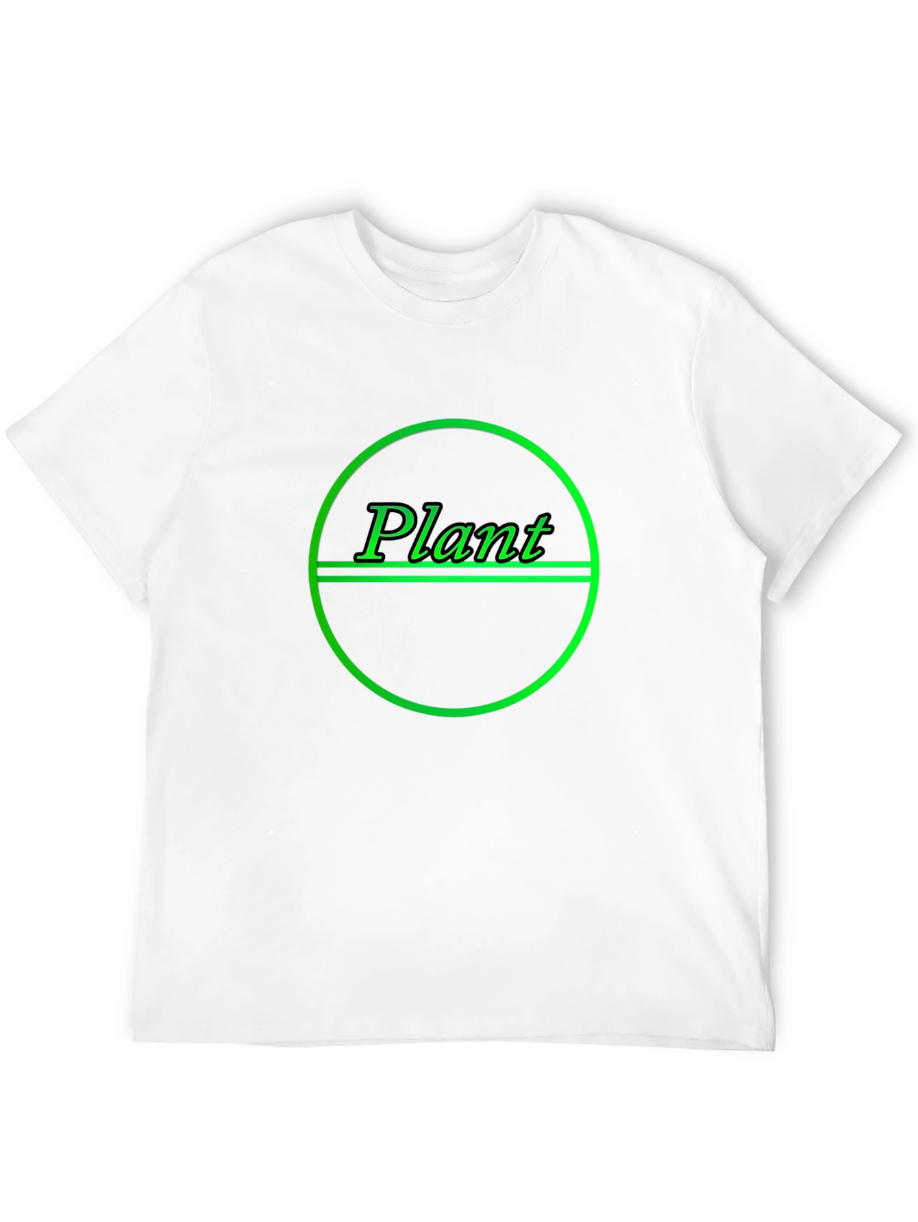 Plant Graphic T-Shirt - Black