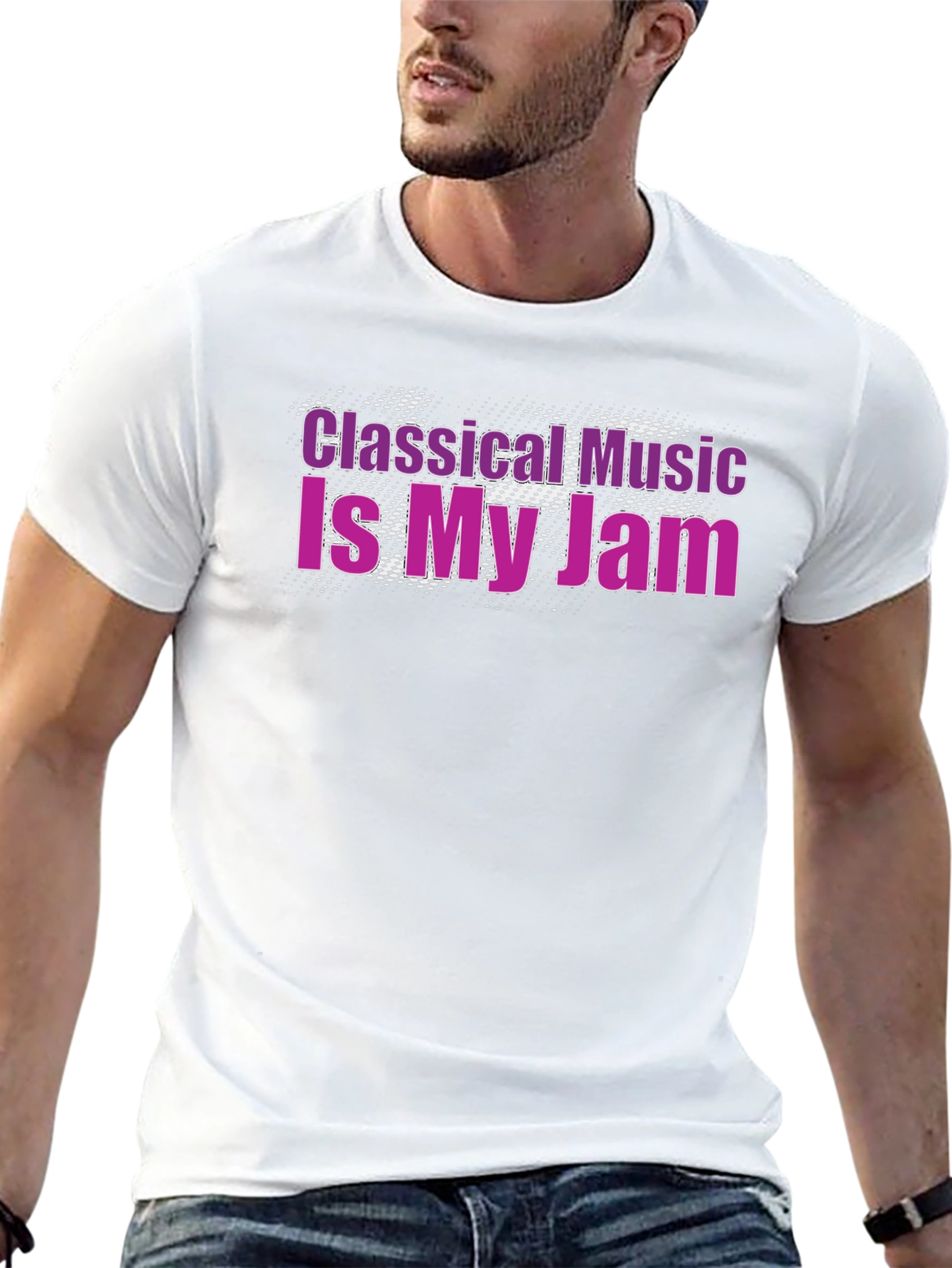 Classical Music Is My Jam Black T-Shirt