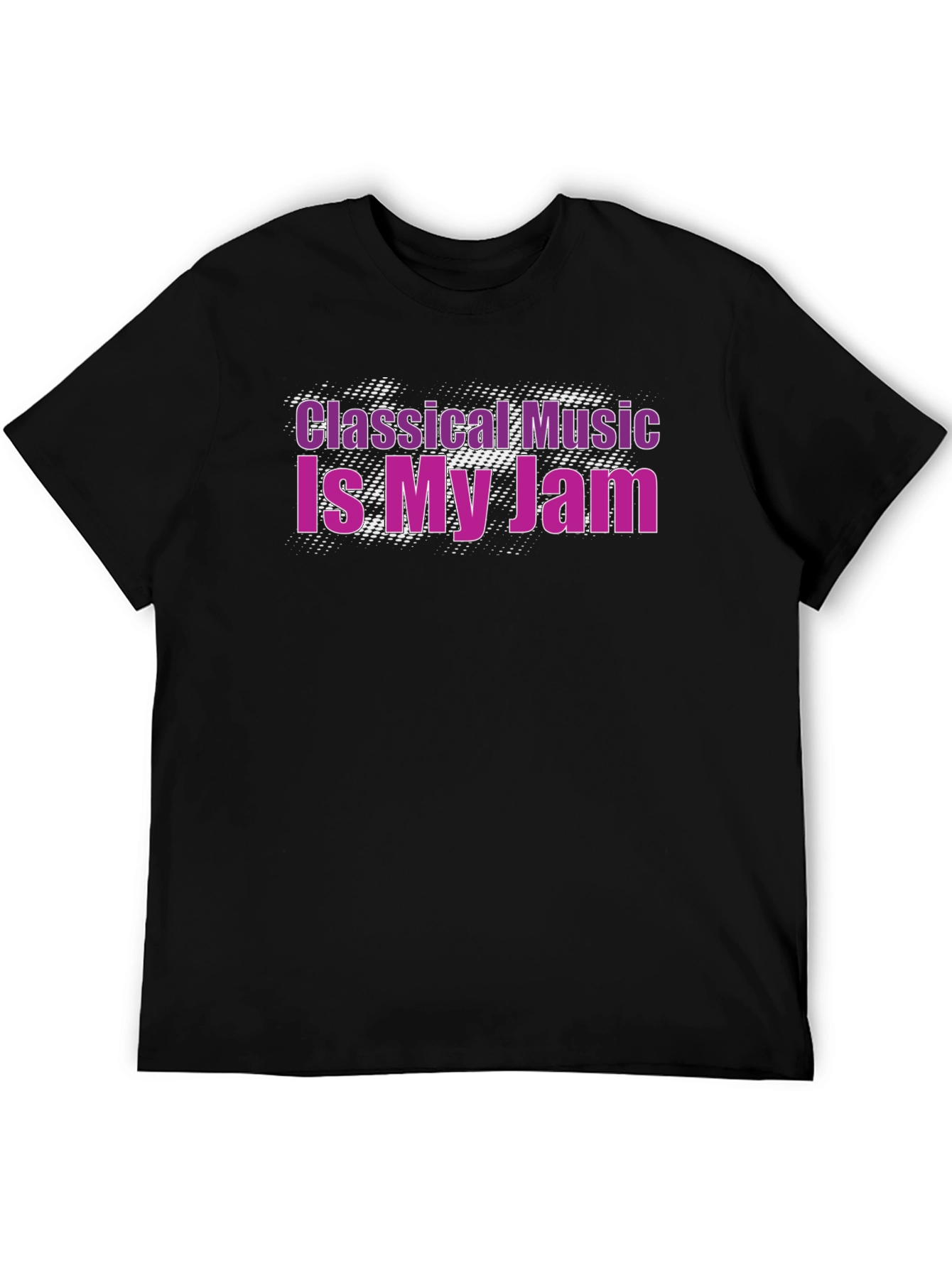 Classical Music Is My Jam Black T-Shirt