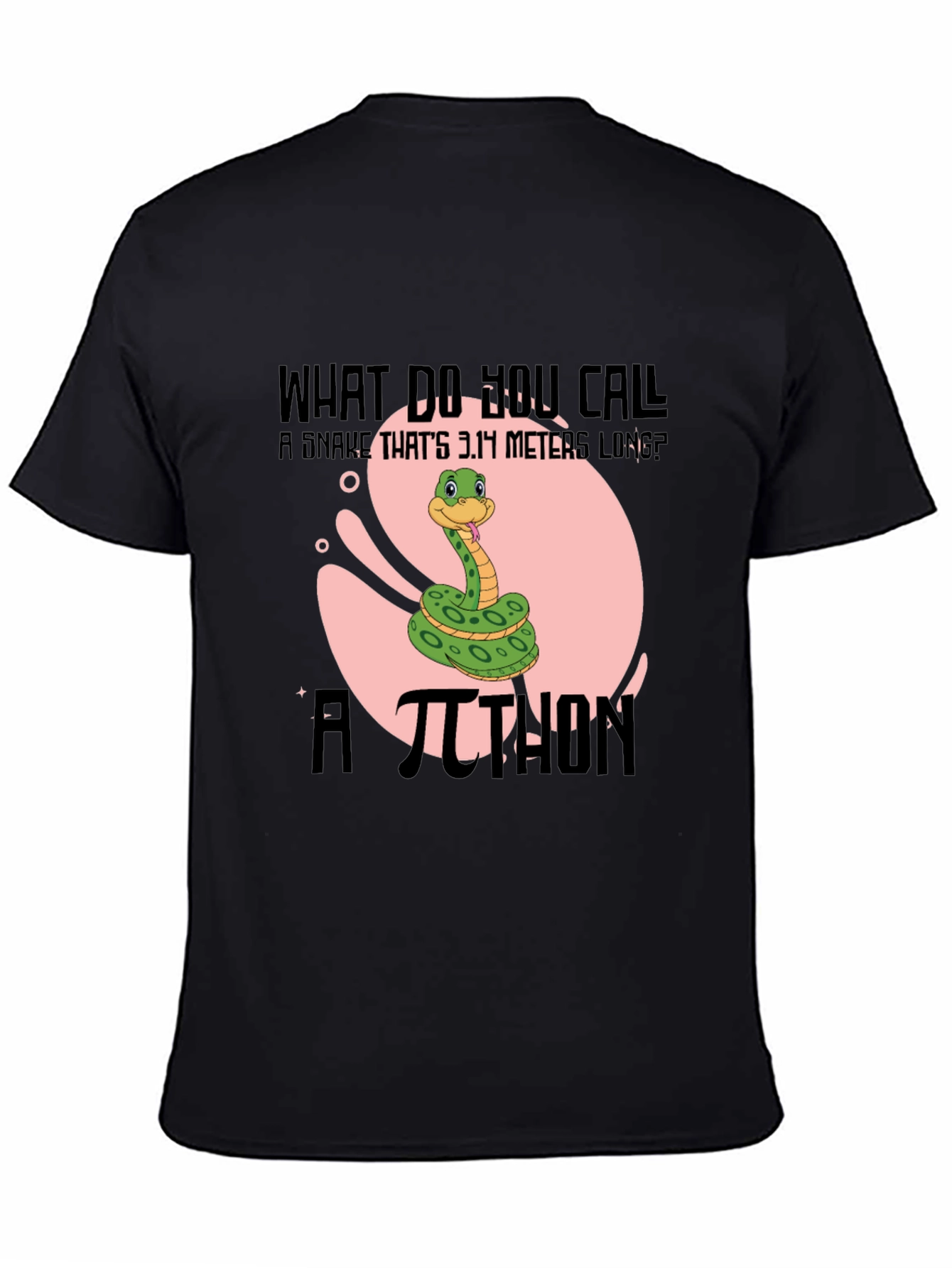 Pi-thon Humor T-Shirt