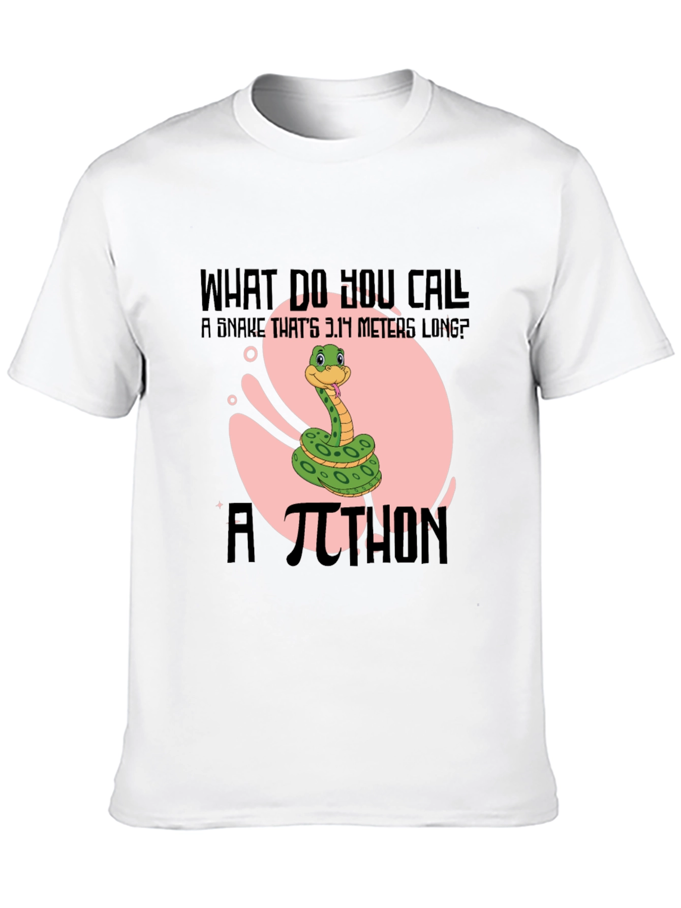 Pi-thon Humor T-Shirt