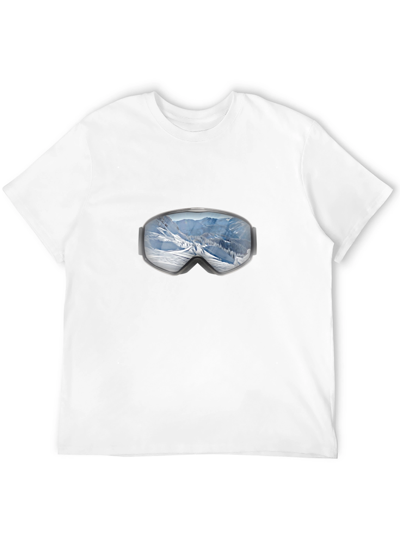 Snowy Mountain Ski Goggles T-Shirt