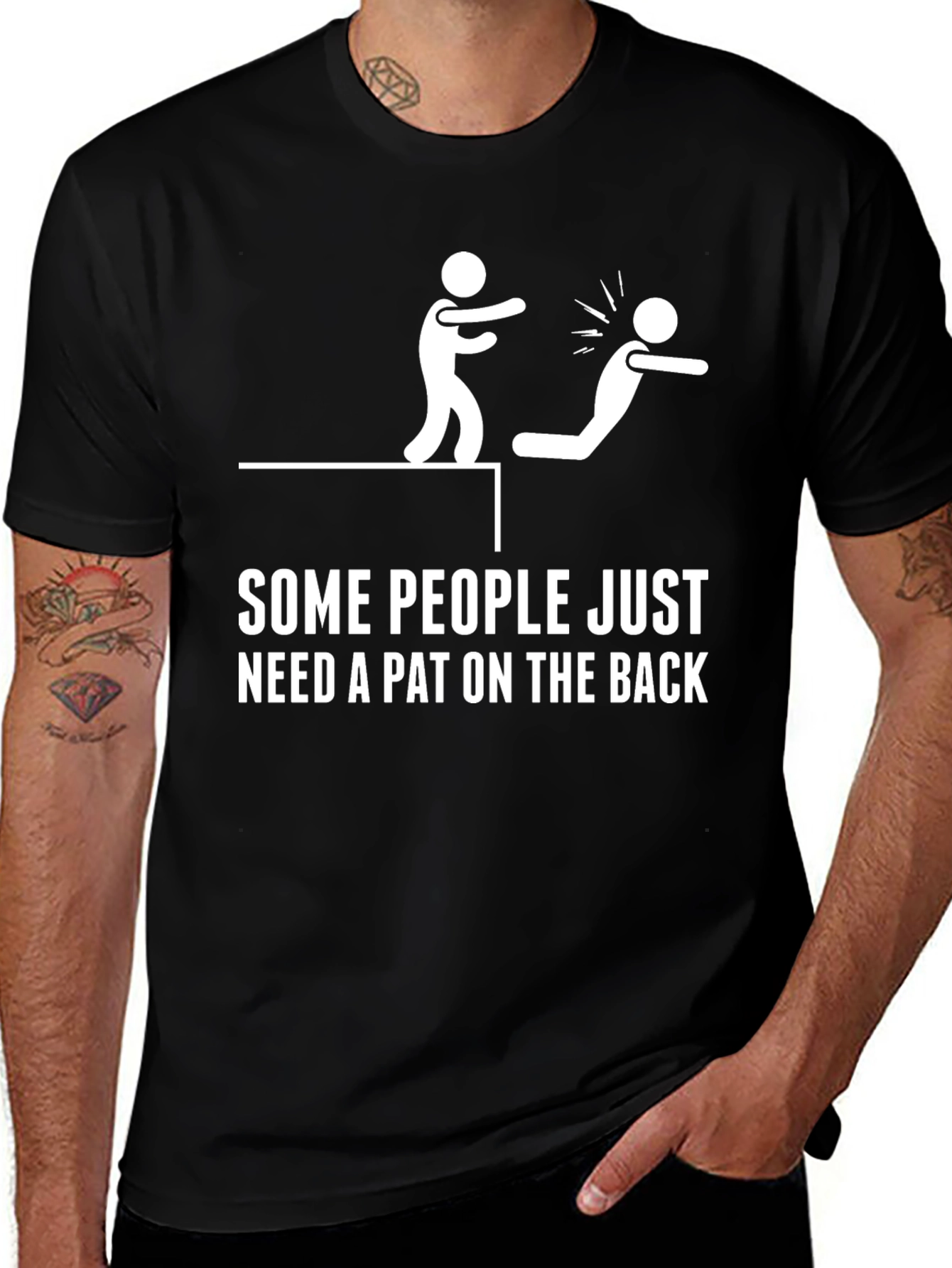Pat on the Back Humor T-Shirt