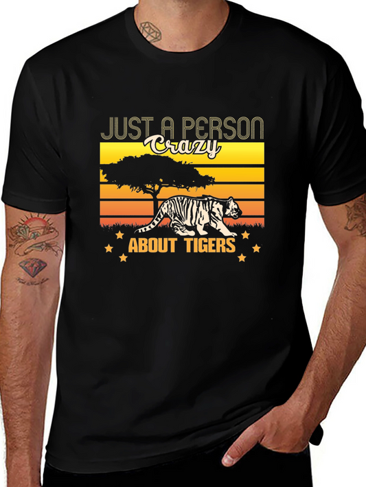 Crazy About Tigers Graphic Tee