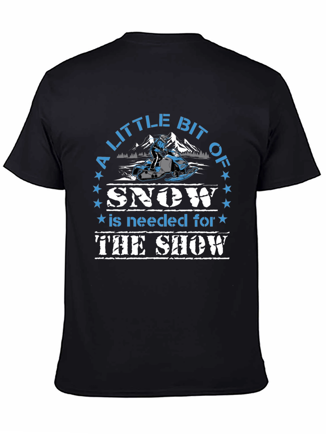 Snow Show T-Shirt - Snowmobile Design