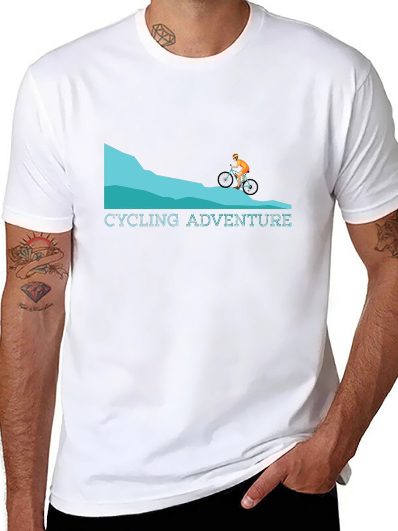 Cycling Adventure Graphic T-Shirt