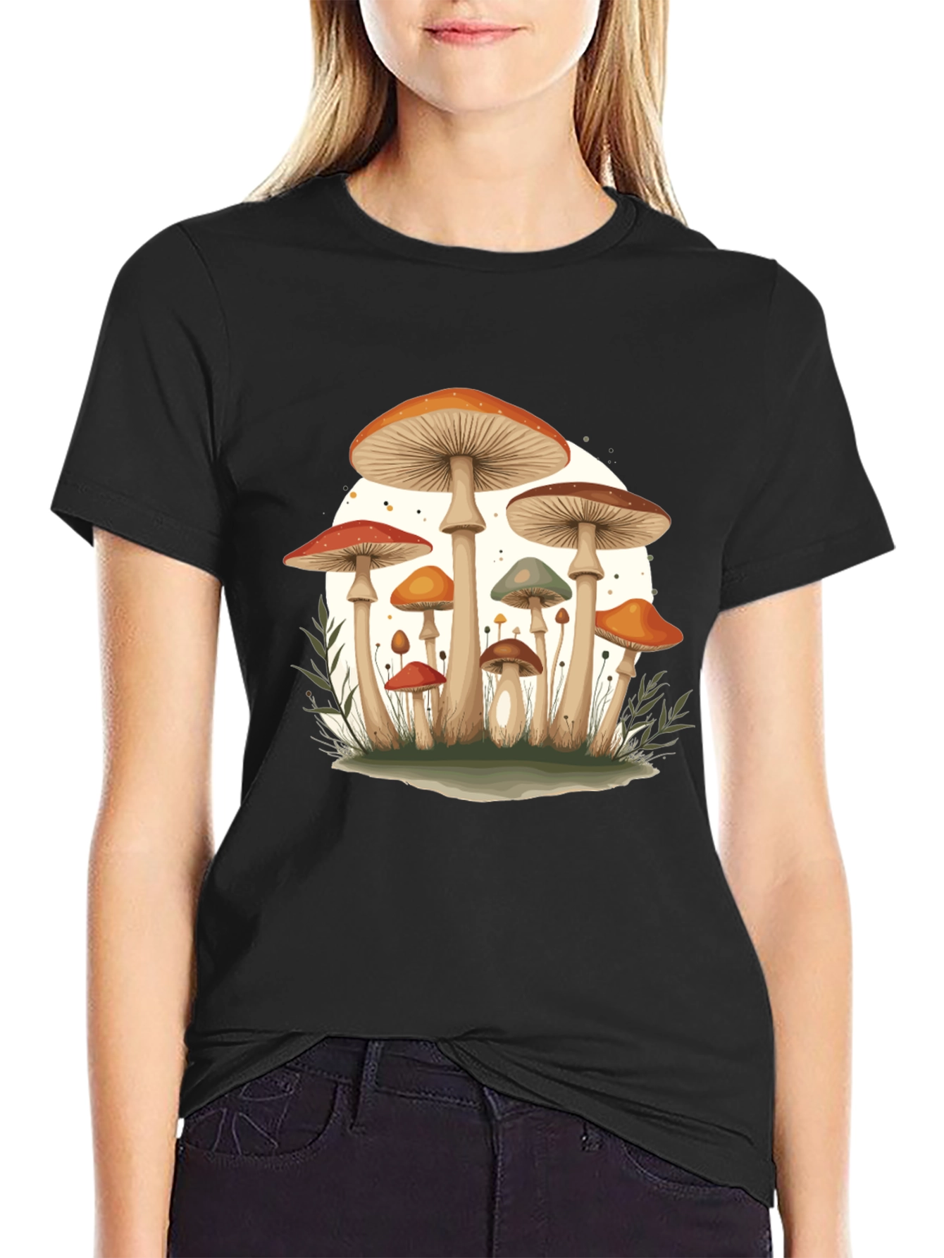 Mushroom Graphic Tee - Funky Fungi Design
