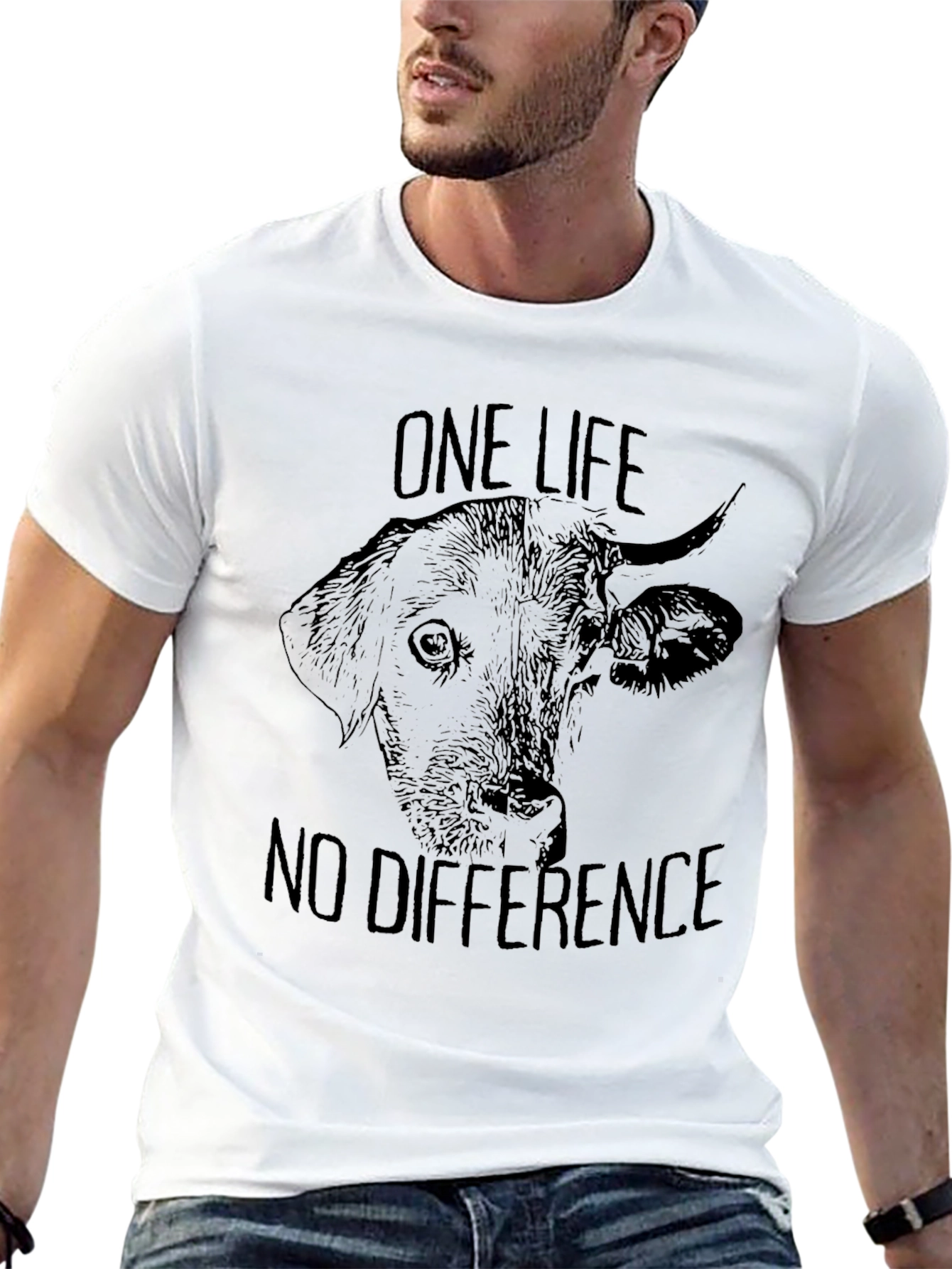 One Life No Difference Vegan T-Shirt