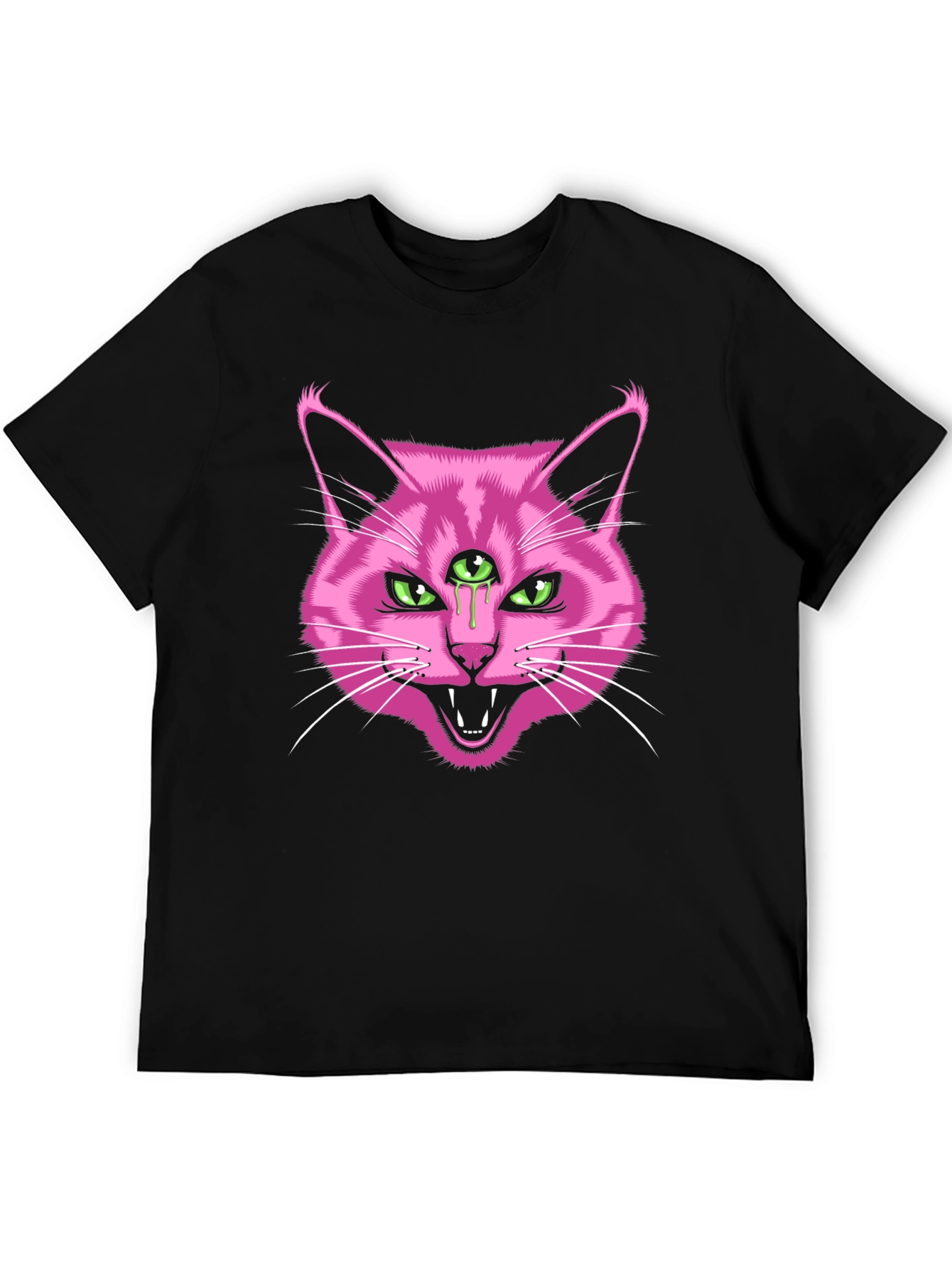 Third Eye Cat Graphic T-Shirt