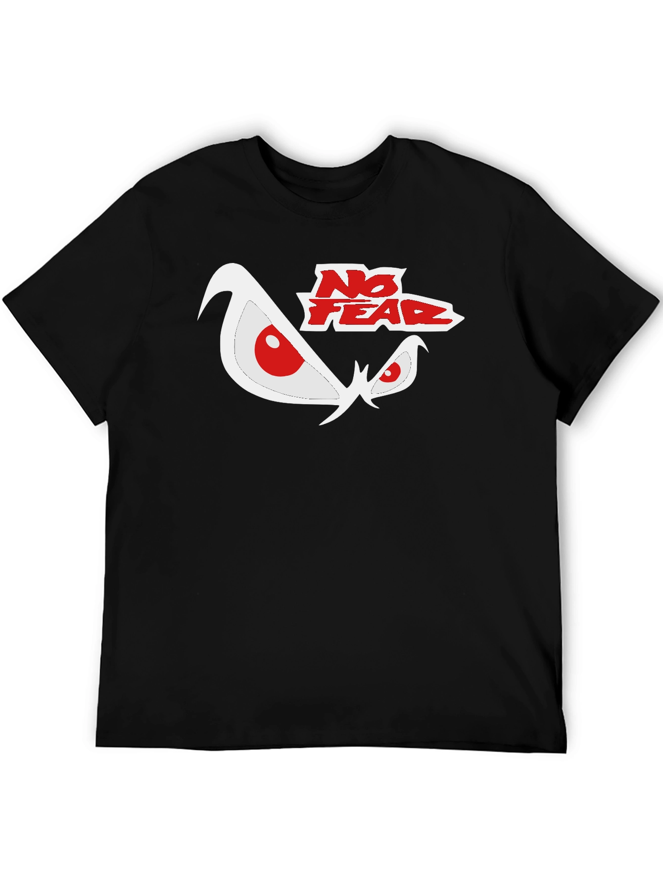 No Fear Graphic Print Black T-Shirt