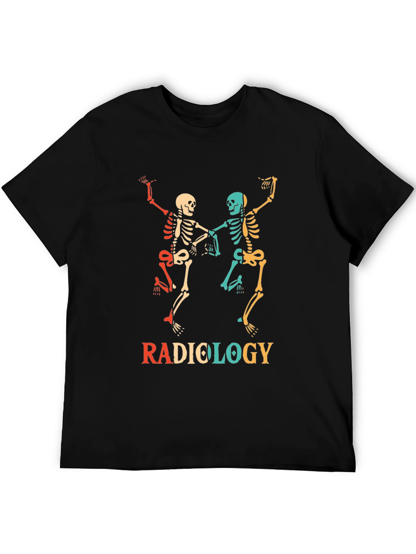 Radiology Skeleton T-Shirt - Retro Design