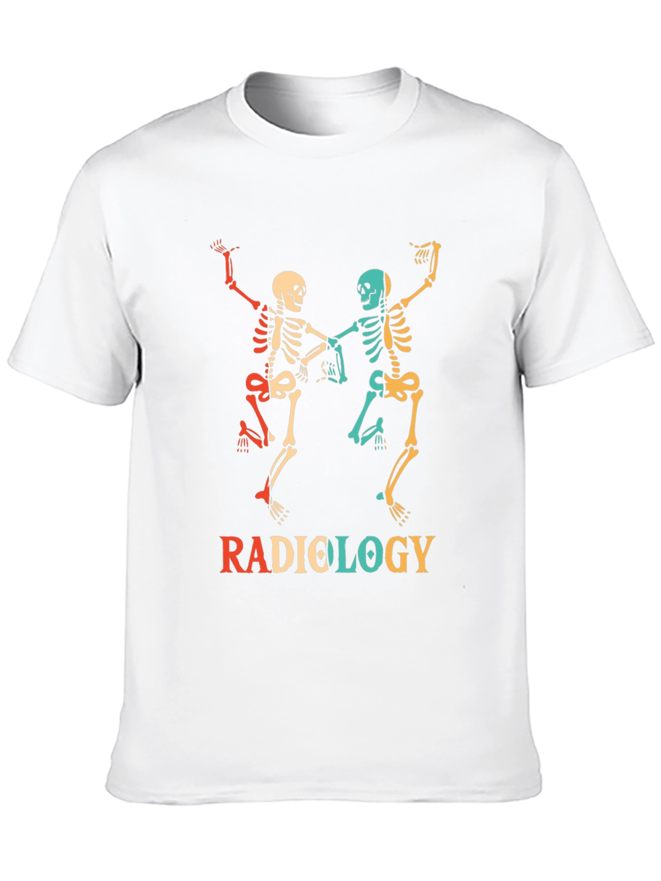 Radiology Skeleton T-Shirt - Retro Design