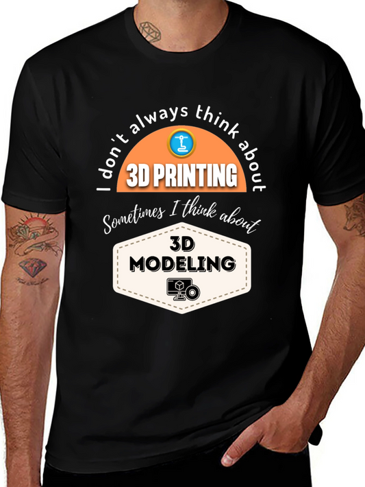 3D Printing & Modeling T-Shirt - Black