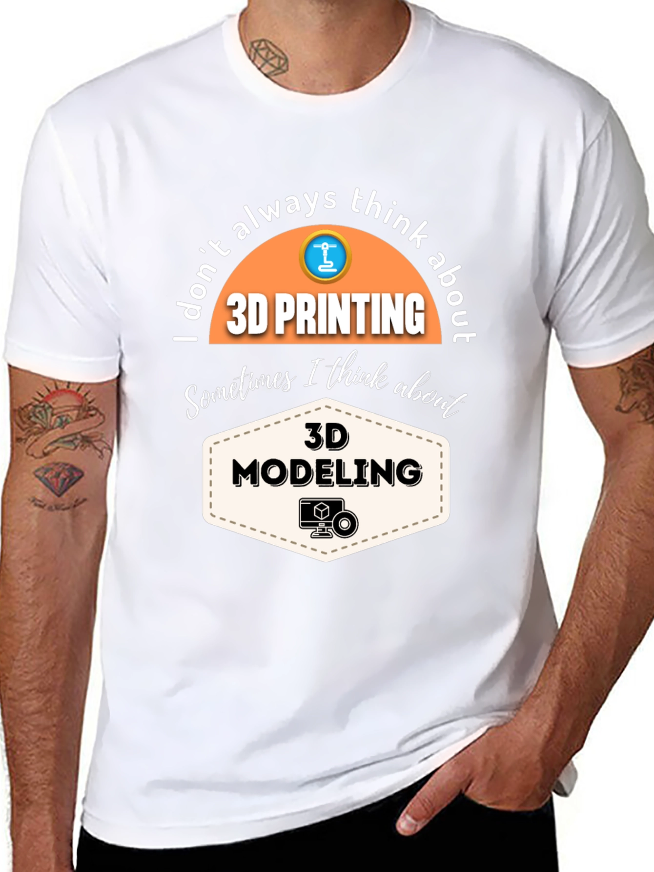 3D Printing & Modeling T-Shirt - Black