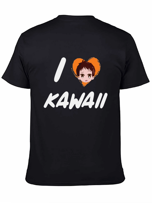 I Love Kawaii Anime T-Shirt - Cute Manga Style Tee
