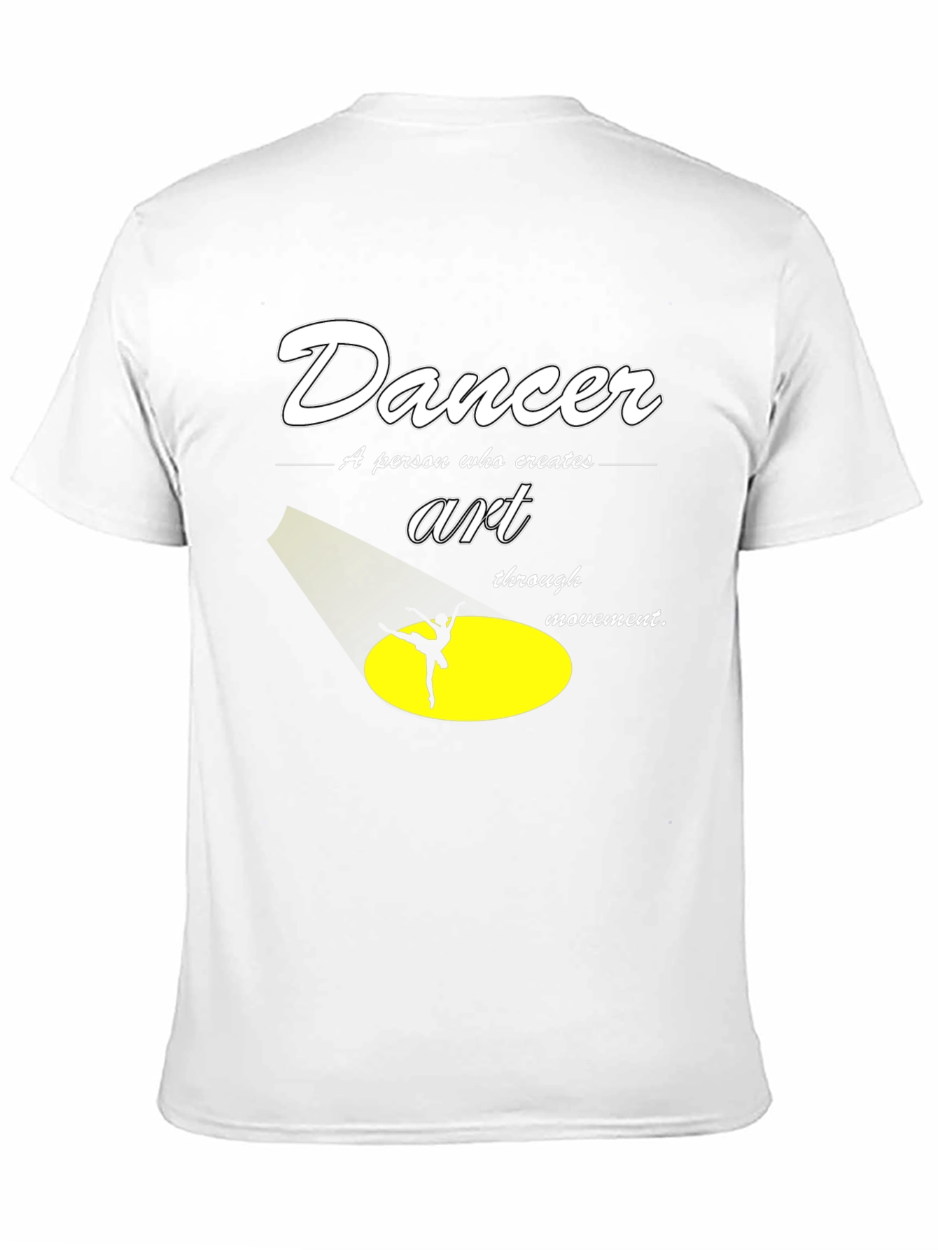 Dancer Art Graphic T-Shirt - Movement Creates Art