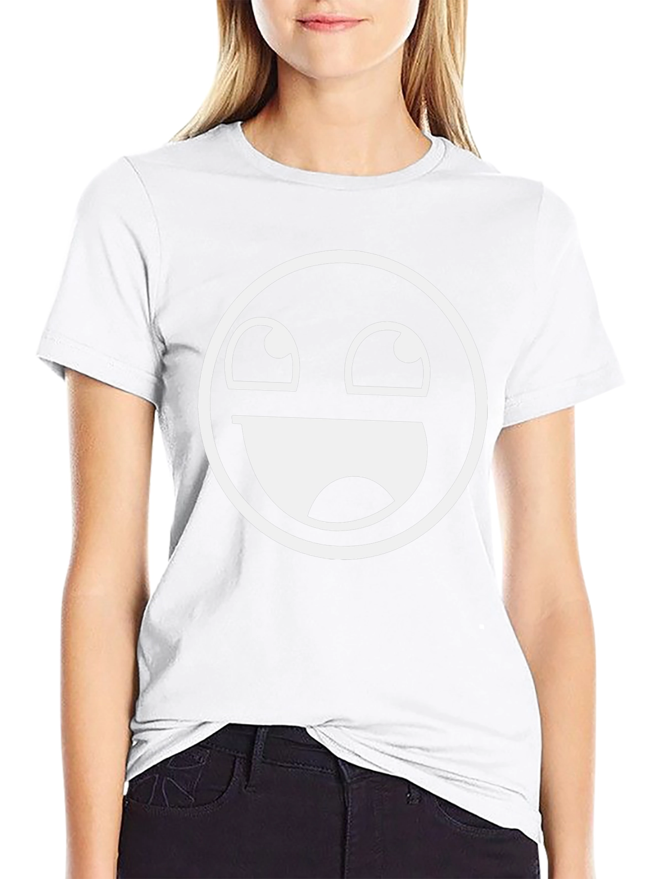 Epic Face Graphic T-Shirt - Black