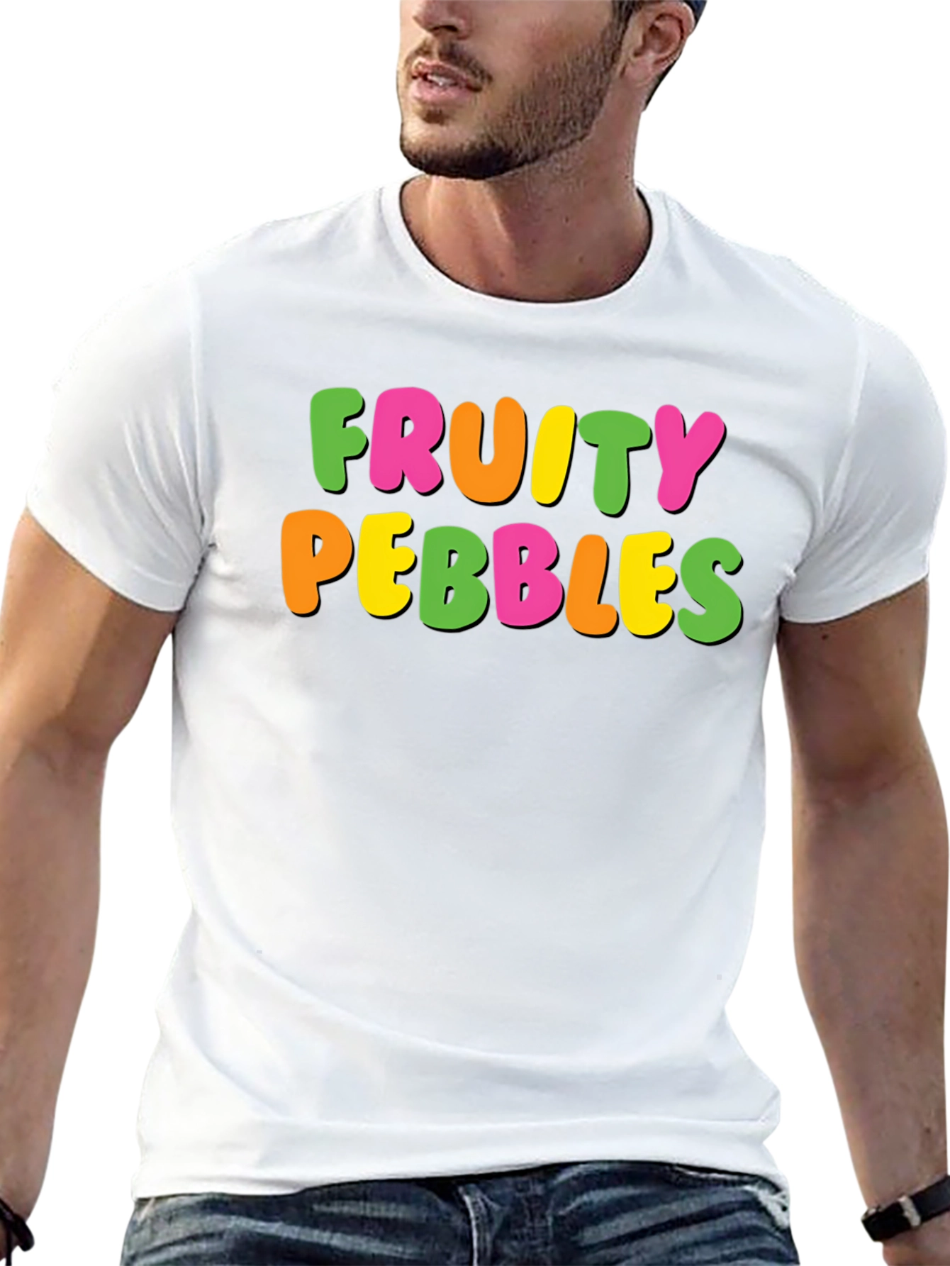 Fruity Pebbles Graphic Tee - Black