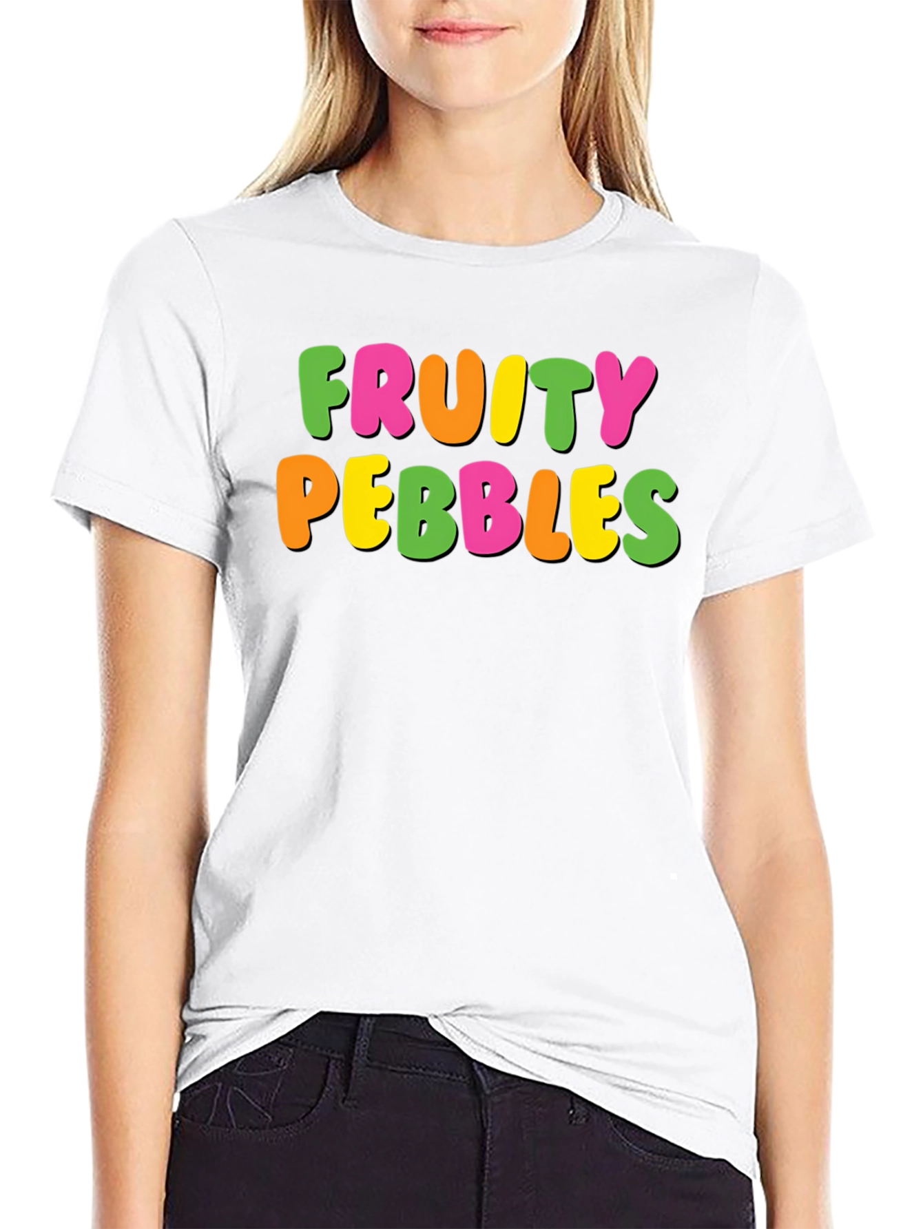 Fruity Pebbles Graphic Tee - Black