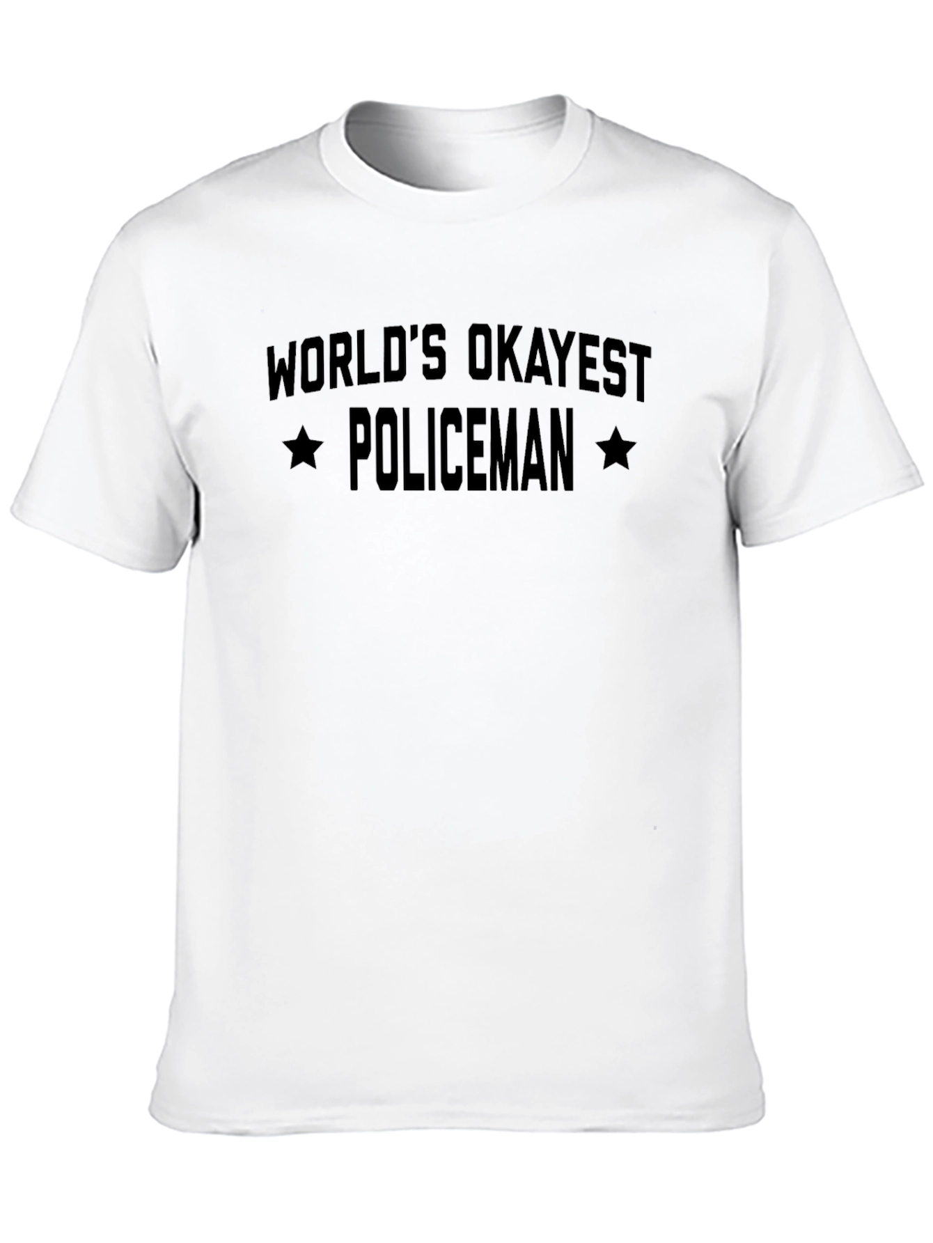 Worlds Okayest Policeman T-Shirt