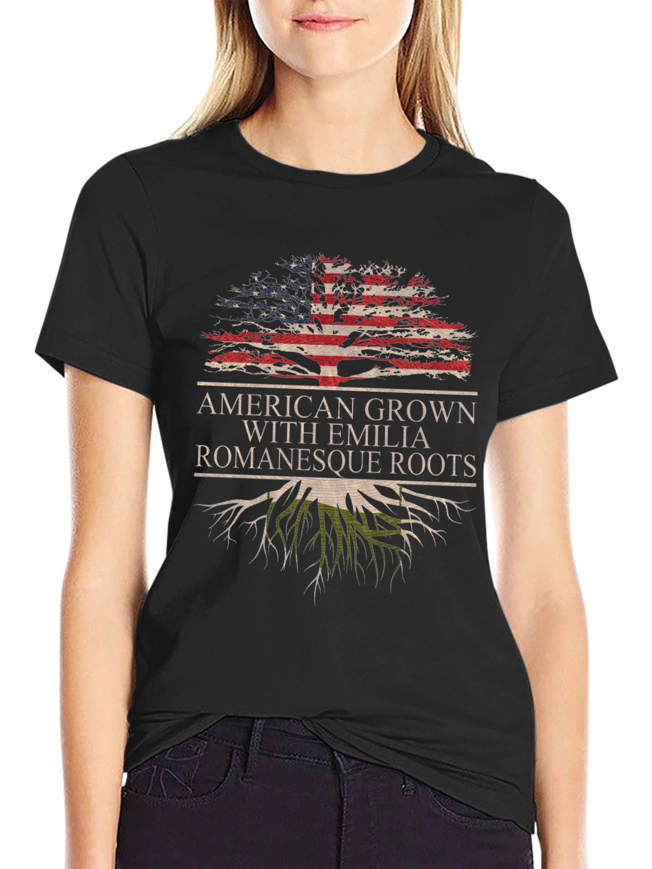 Emilia Romagna Roots USA Pride T-Shirt